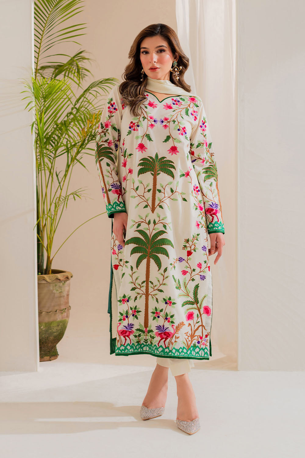 Vintage | Celine Luxe | Zinnia - Ladies Clothes - Maria Faisal