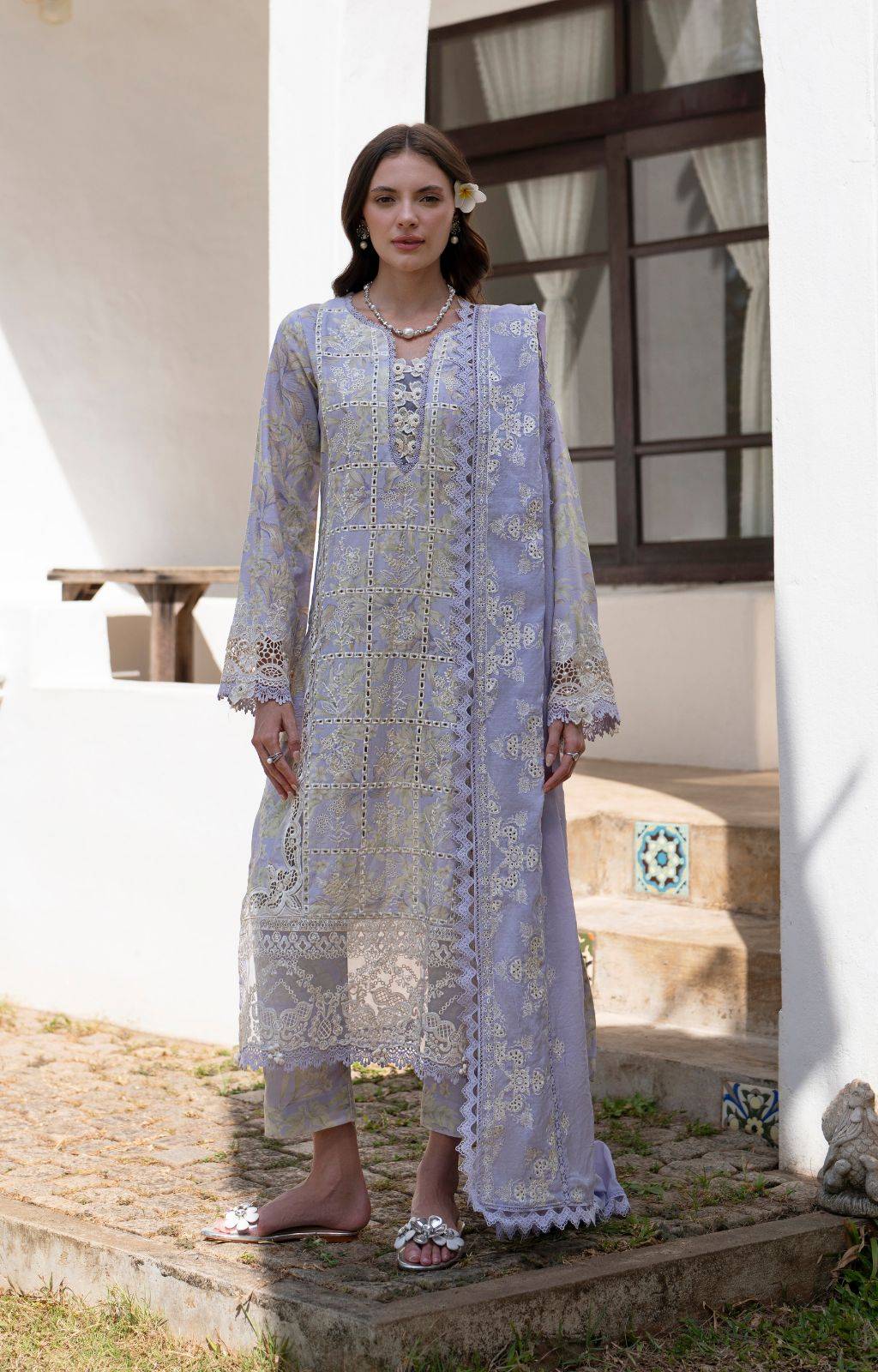 AJR Couture | Printakari Lawn 25 | Vista by Maria Faisal - Registered Vendor of : AJR Couture - type : Ladies Clothes - 100% original wedding dresses