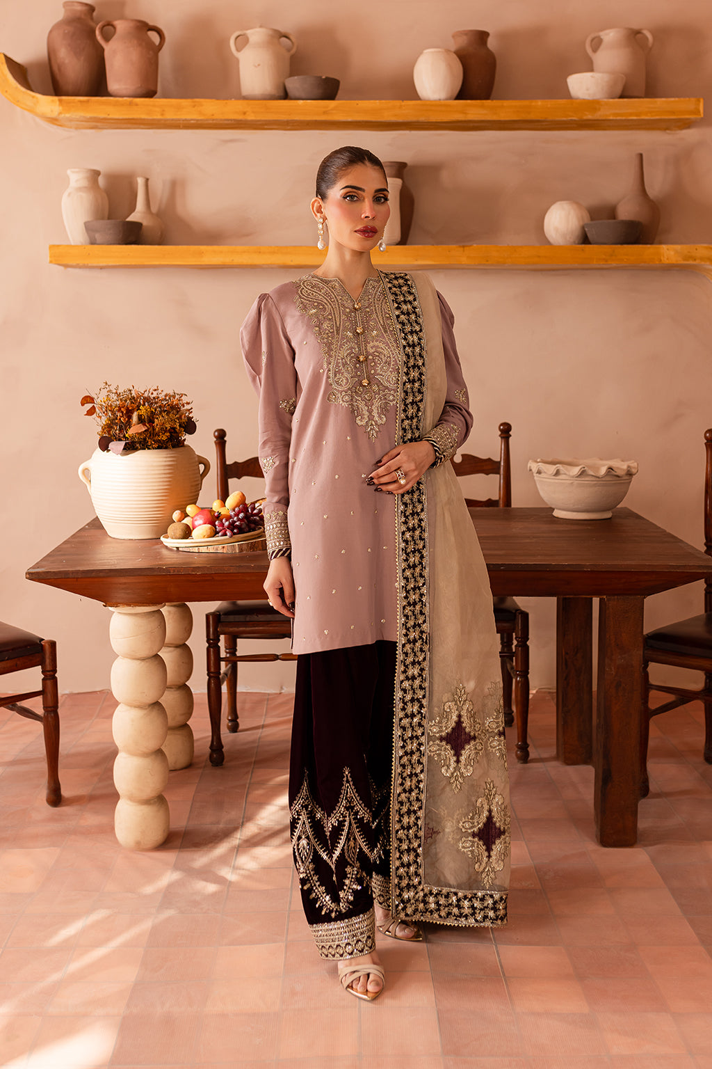 Vanya | Velvet Formals 24 |  KV-56 - Ladies Clothes - Maria Faisal