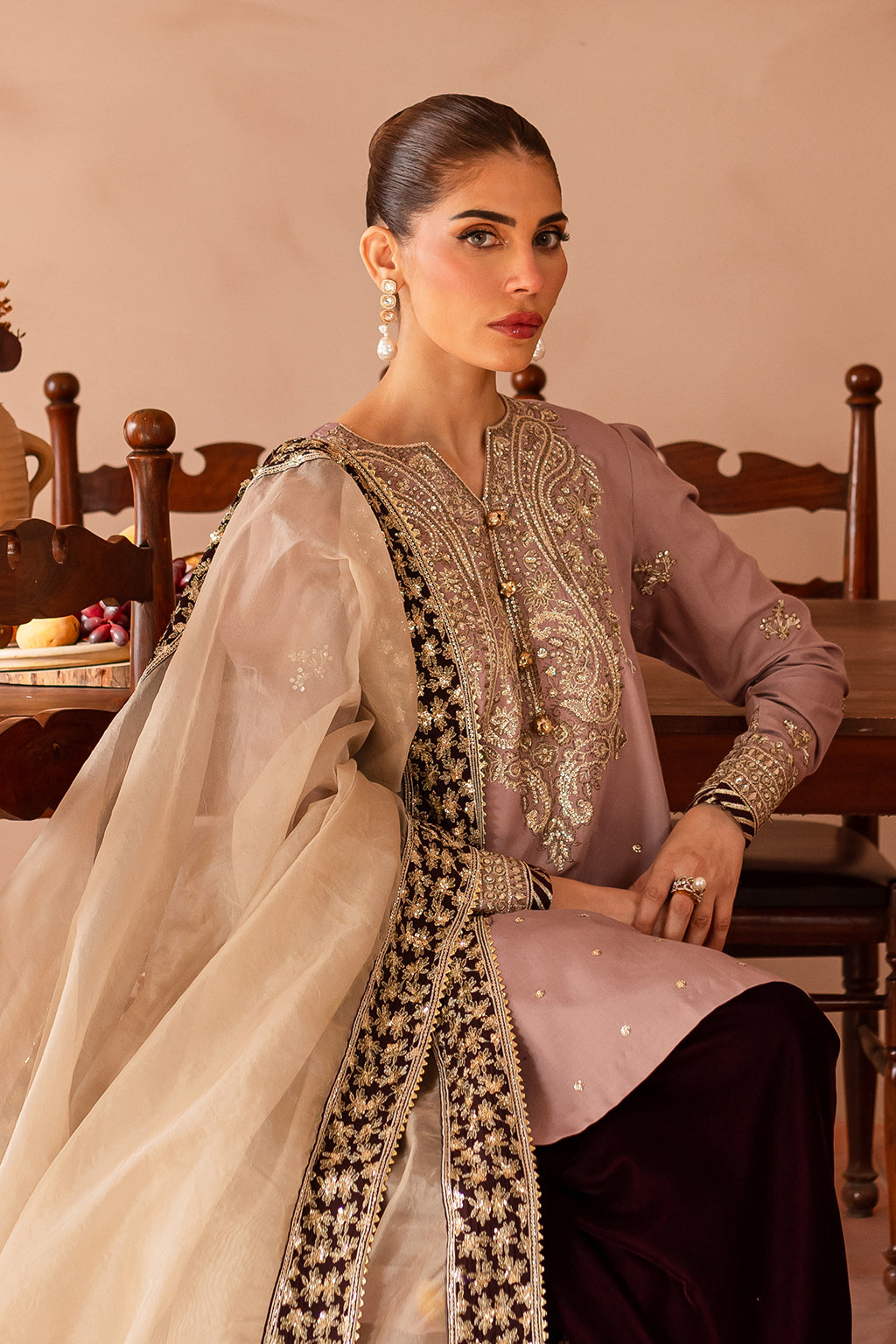 Vanya | Velvet Formals 24 |  KV-56 - Ladies Clothes - Maria Faisal