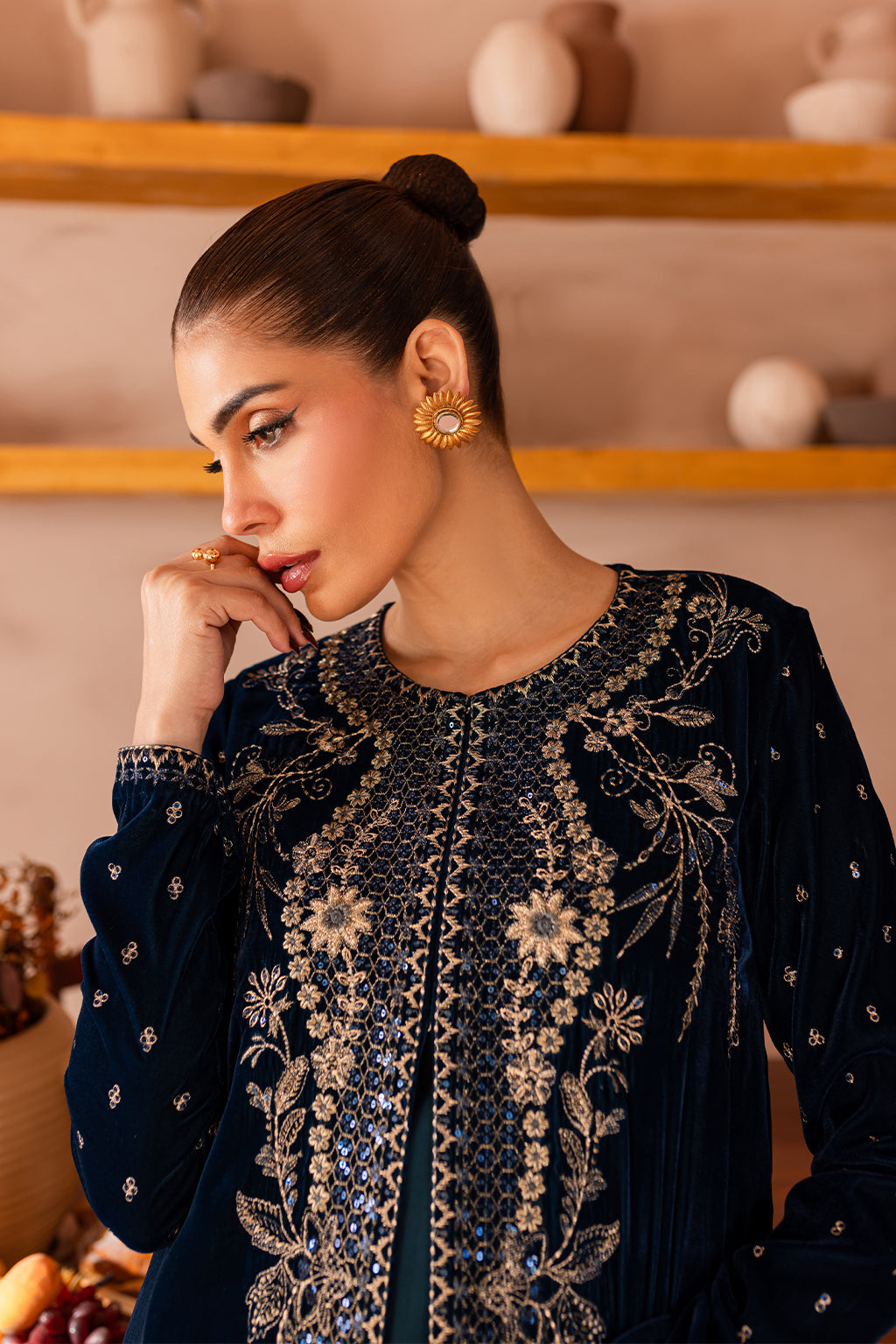 Vanya | Velvet Formals 24 |  KV-54 - Ladies Clothes - Maria Faisal