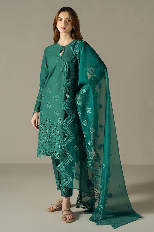 Cross Stitch | Chikankari Lawn 25 | VERDENT FLORA - Ladies Clothes 