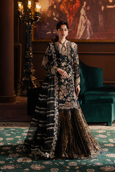 Afrozeh | Hayat Formals 25 | Sarave - Formal Dress - available at Maria Faisal in UK and USA.