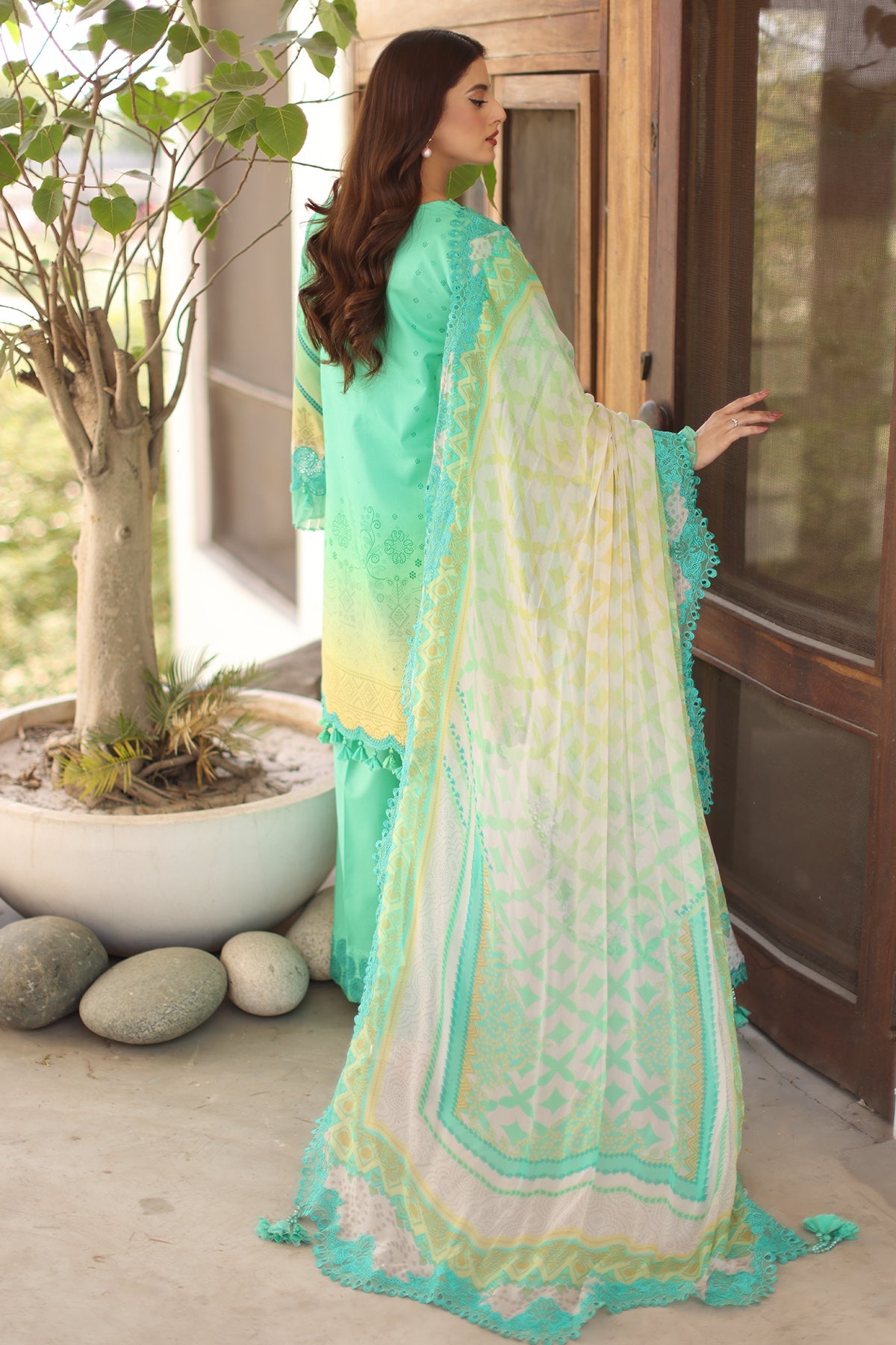 Charizma | Infinity Lawn | 3-PC UNSTITCHED EMBROIDERED LAWN COLLECTION IN6-08 - Luxury Dress - available at Maria Faisal in UK and USA.