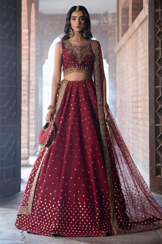 Mina Kashif | Virsa Wedding Formals | Sahiba - Wedding Dress - available at Maria Faisal in UK and USA.