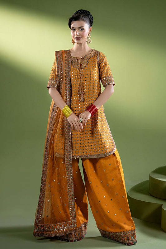 Charizma | Festive Pret  | CMA-6-260 - Dress - available at Maria Faisal in UK and USA.