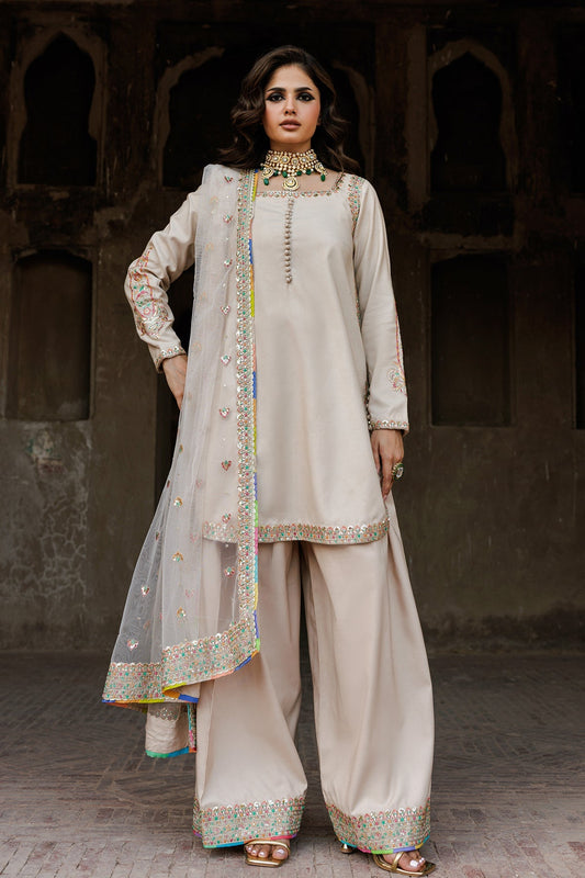 Charizma | Festive Pret | 3-PC Embroidered CMA-6-103 - Formal Dress - available at Maria Faisal in UK and USA.