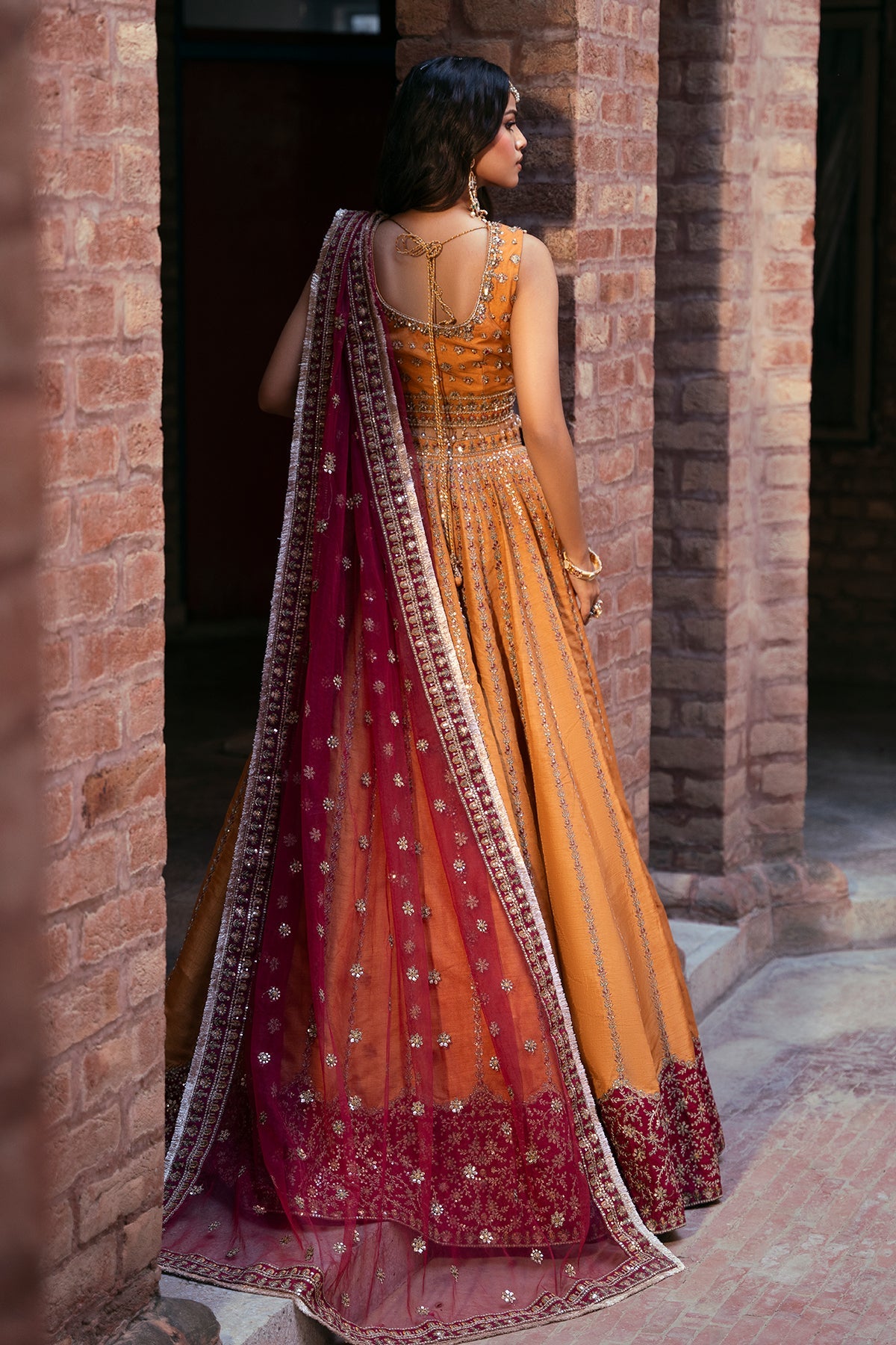 Mina Kashif | Virsa Wedding Formals | Momal - Wedding Dress - available at Maria Faisal in UK and USA.
