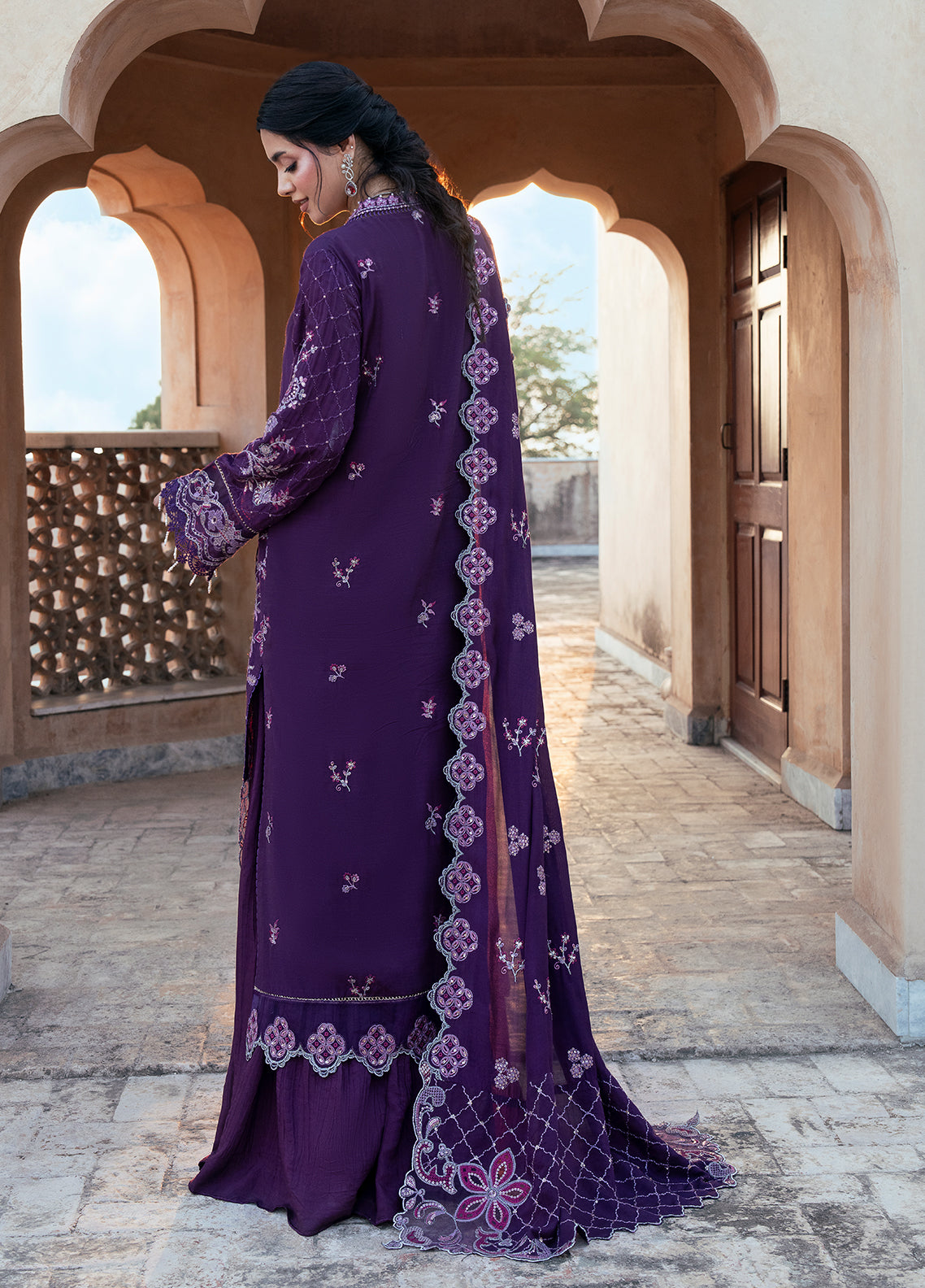 Sahane | Rusukh Premium Formals 26 | FU6601 Daliya- RUSUKH - Formal Dress - available at Maria Faisal in UK and USA.