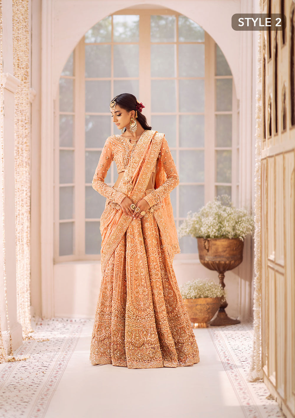 Aik Atelier | Wedding Formals | LOOK-06 - Wedding Dress - available at Maria Faisal in UK and USA.