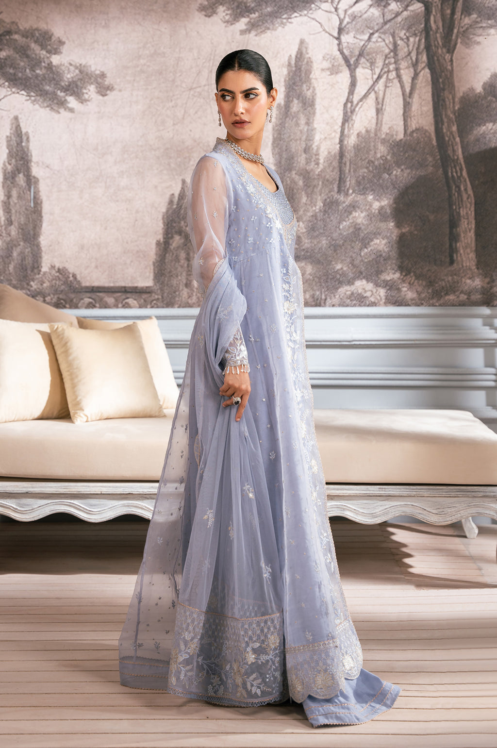 Zeen | Azalea Collection | WOM24110 - Ladies Clothes - Maria Faisal