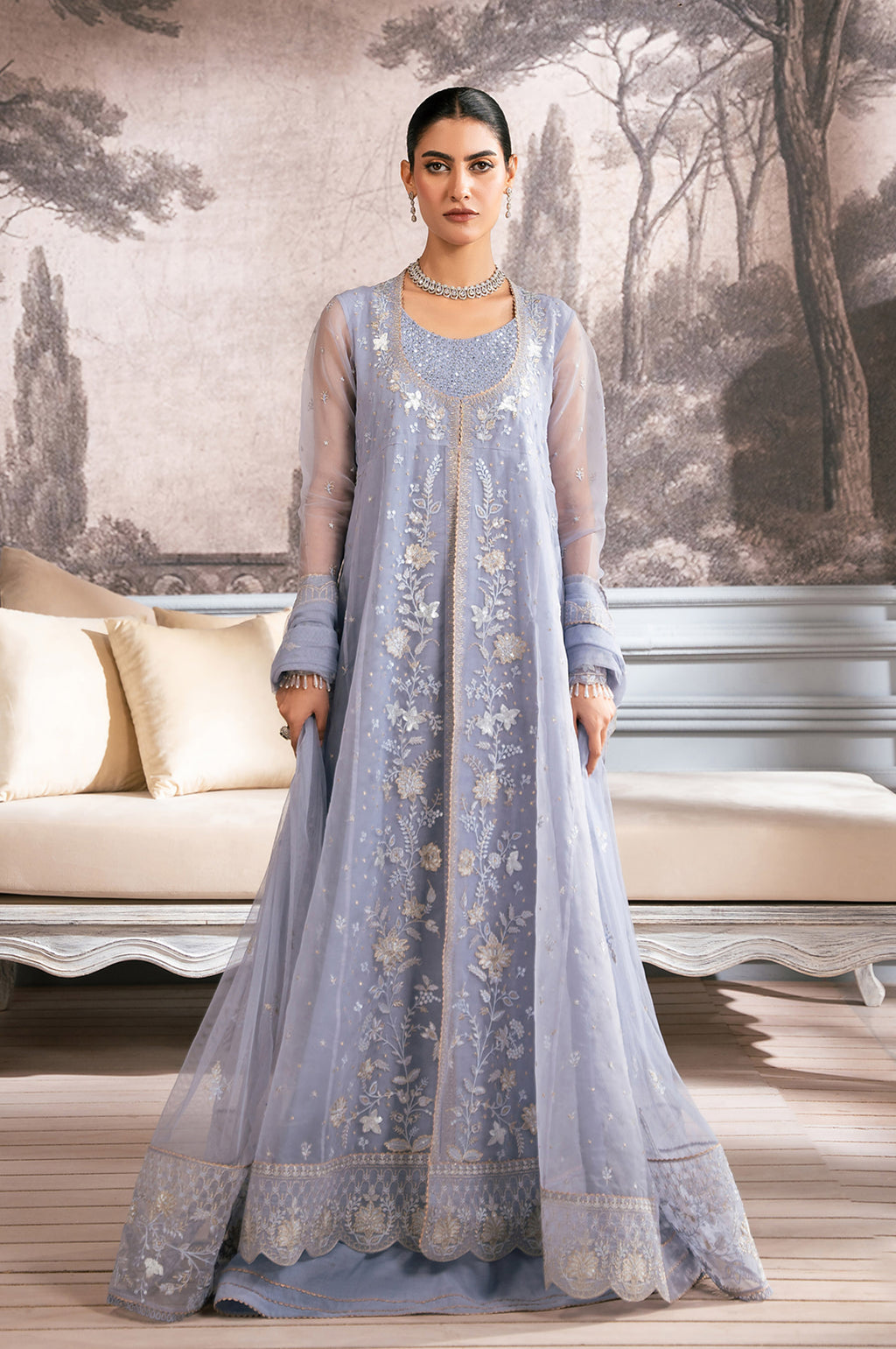 Zeen | Azalea Collection | WOM24110 - Ladies Clothes - Maria Faisal