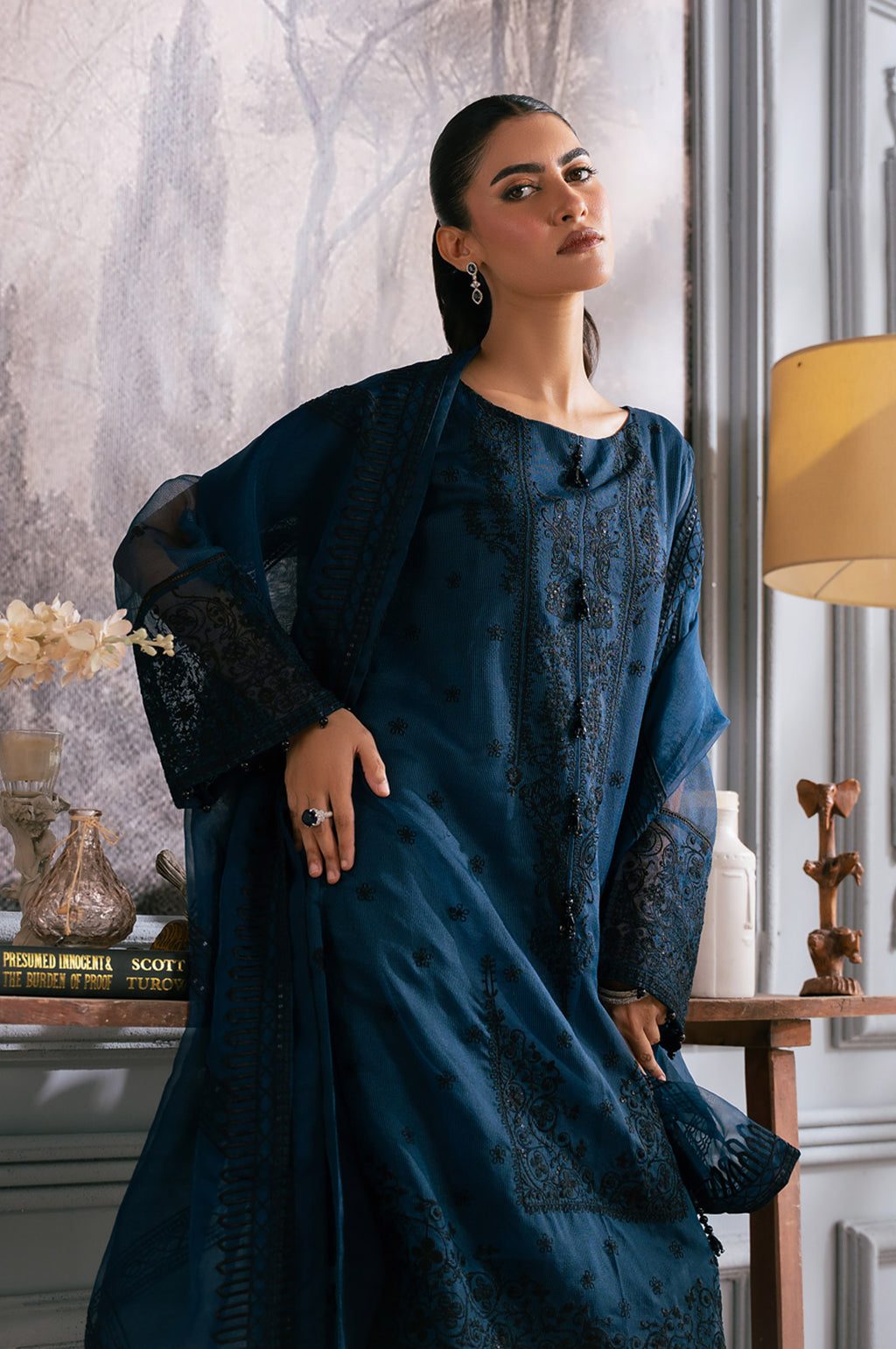 Zeen | Azalea Collection | WOM34126 - Ladies Clothes - Maria Faisal