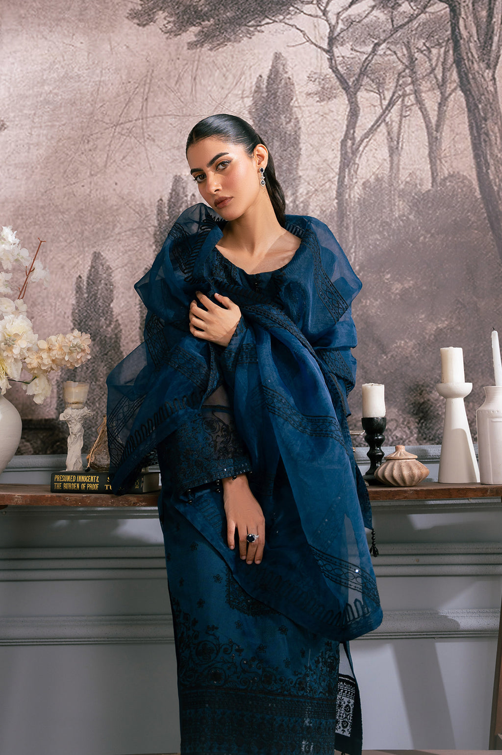 Zeen | Azalea Collection | WOM34126 - Ladies Clothes - Maria Faisal
