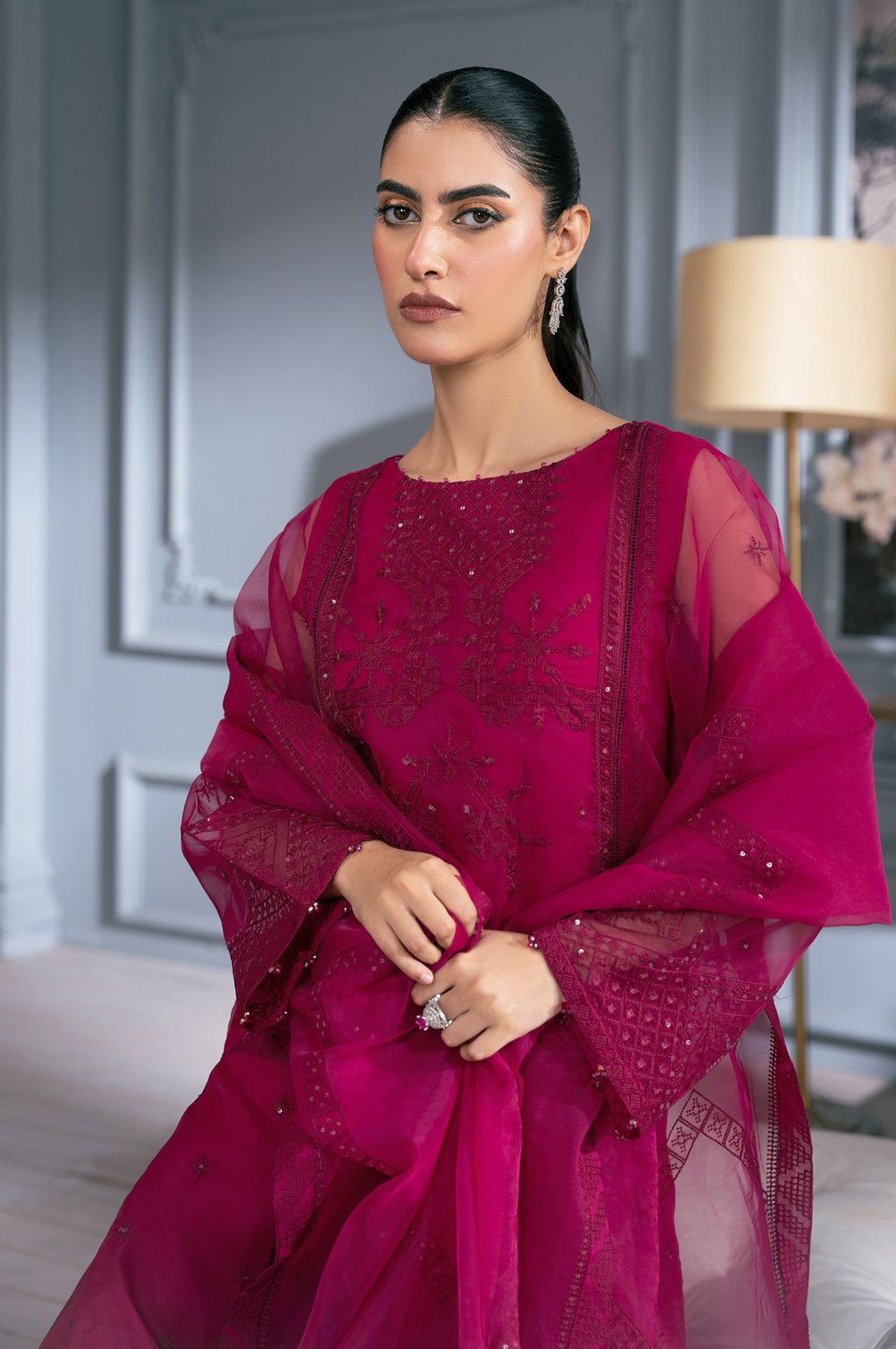 Zeen | Azalea Collection | WOM34128 - Ladies Clothes - Maria Faisal
