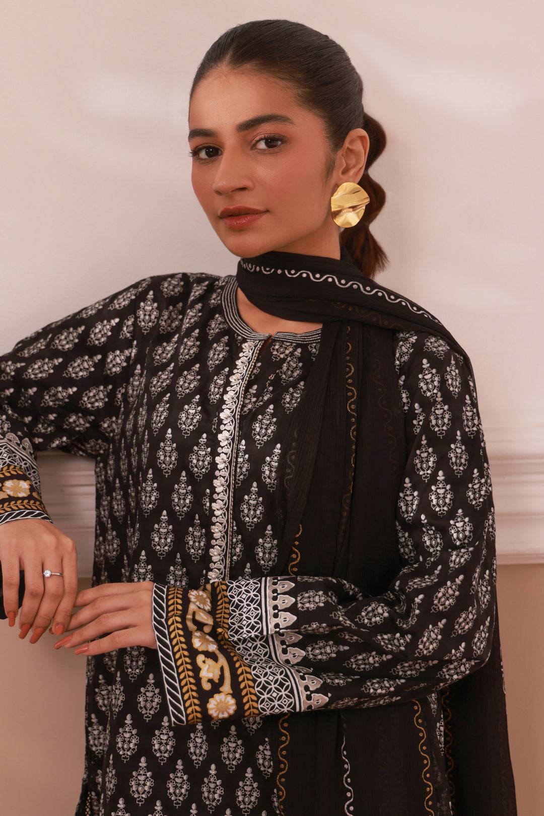 Zellbury | Summer Pret | Embroidered Kurta Dupatta - 0973 by Maria Faisal - Registered Vendor of : Zellbury Women - type : Signature Pret - 100% original wedding dresses