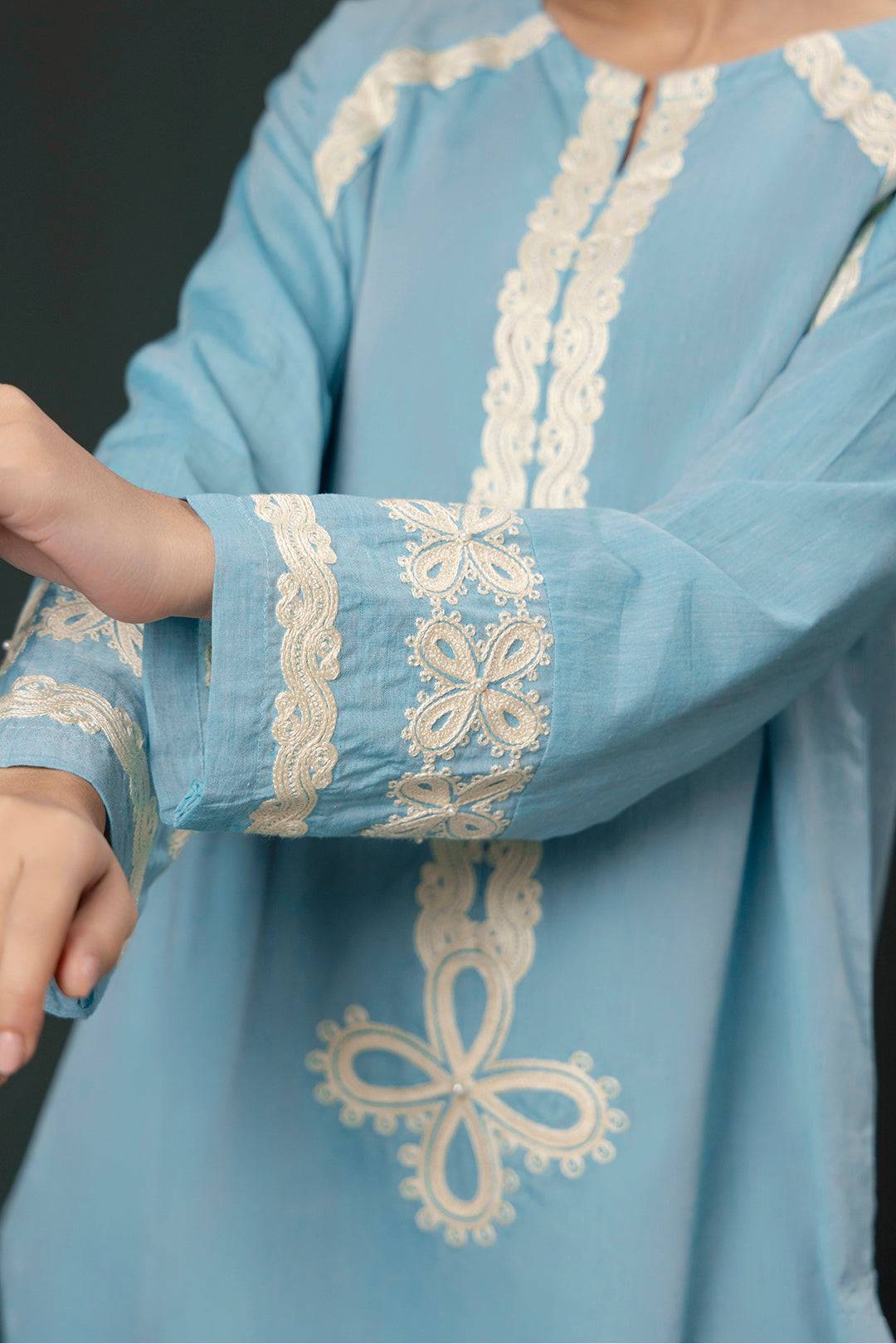 Zellbury | Summer Pret | Embroidered Kurta Trouser - 0977 by Maria Faisal - Registered Vendor of : Zellbury Women - type : Signature Pret - 100% original wedding dresses