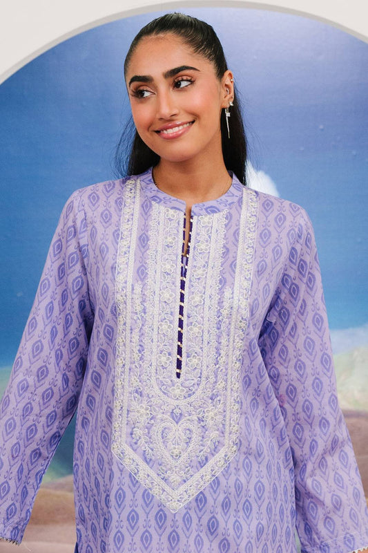 Zellbury | Summer Pret | Embroidered Kurta - 1849 by Maria Faisal - Registered Vendor of : Zellbury Women - type : Essential Pret - 100% original wedding dresses