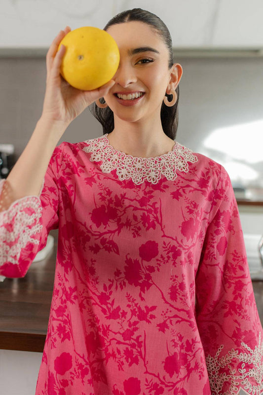 Zellbury | Summer Pret | Embroidered Kurta Trouser - 1739 by Maria Faisal - Registered Vendor of : Zellbury Women - type : Essential Pret - 100% original wedding dresses