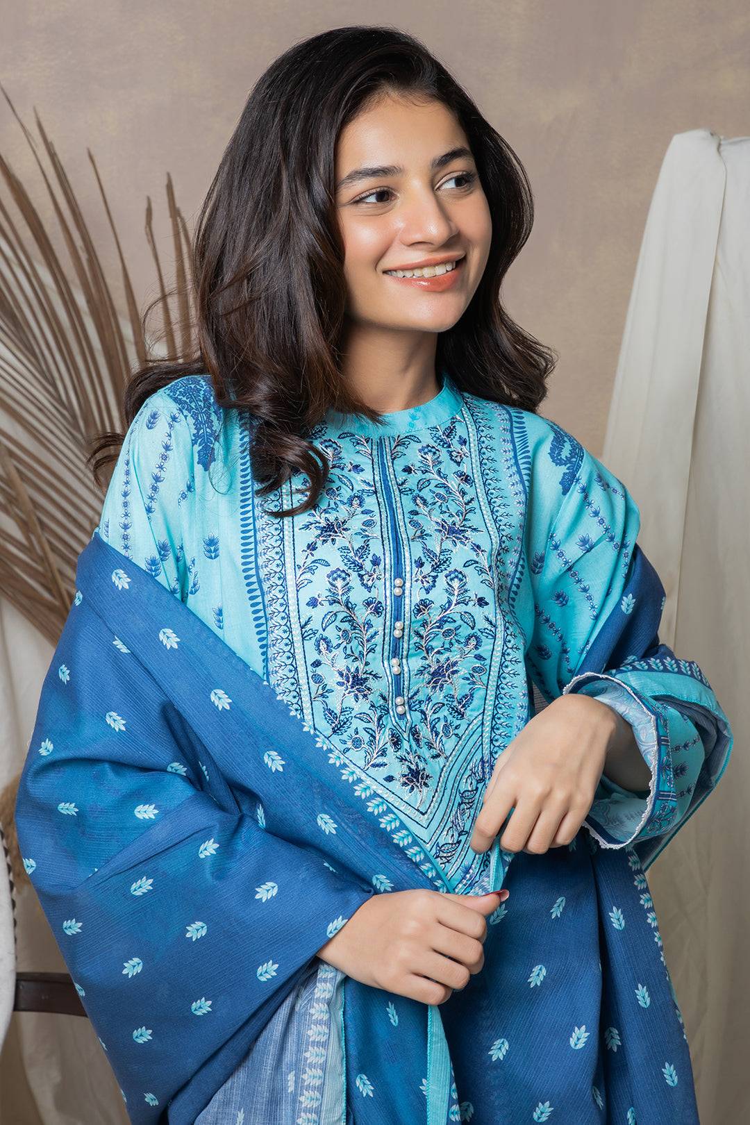 Zellbury | Summer Pret | Embroidered Kurta Dupatta - 2070 by Maria Faisal - Registered Vendor of : Zellbury Women - type : Essential Pret - 100% original wedding dresses