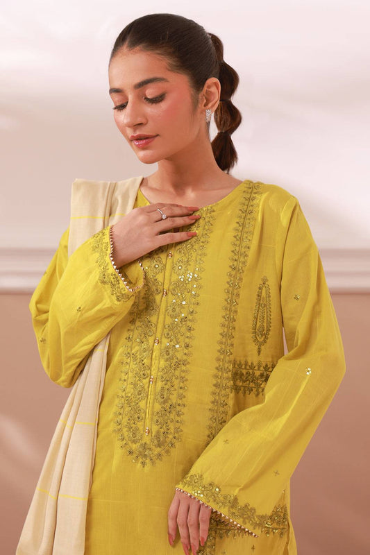 Zellbury | Summer Pret | Embroidered Kurta Dupatta Trouser - 1963 by Maria Faisal - Registered Vendor of : Zellbury Women - type : Essential Pret - 100% original wedding dresses