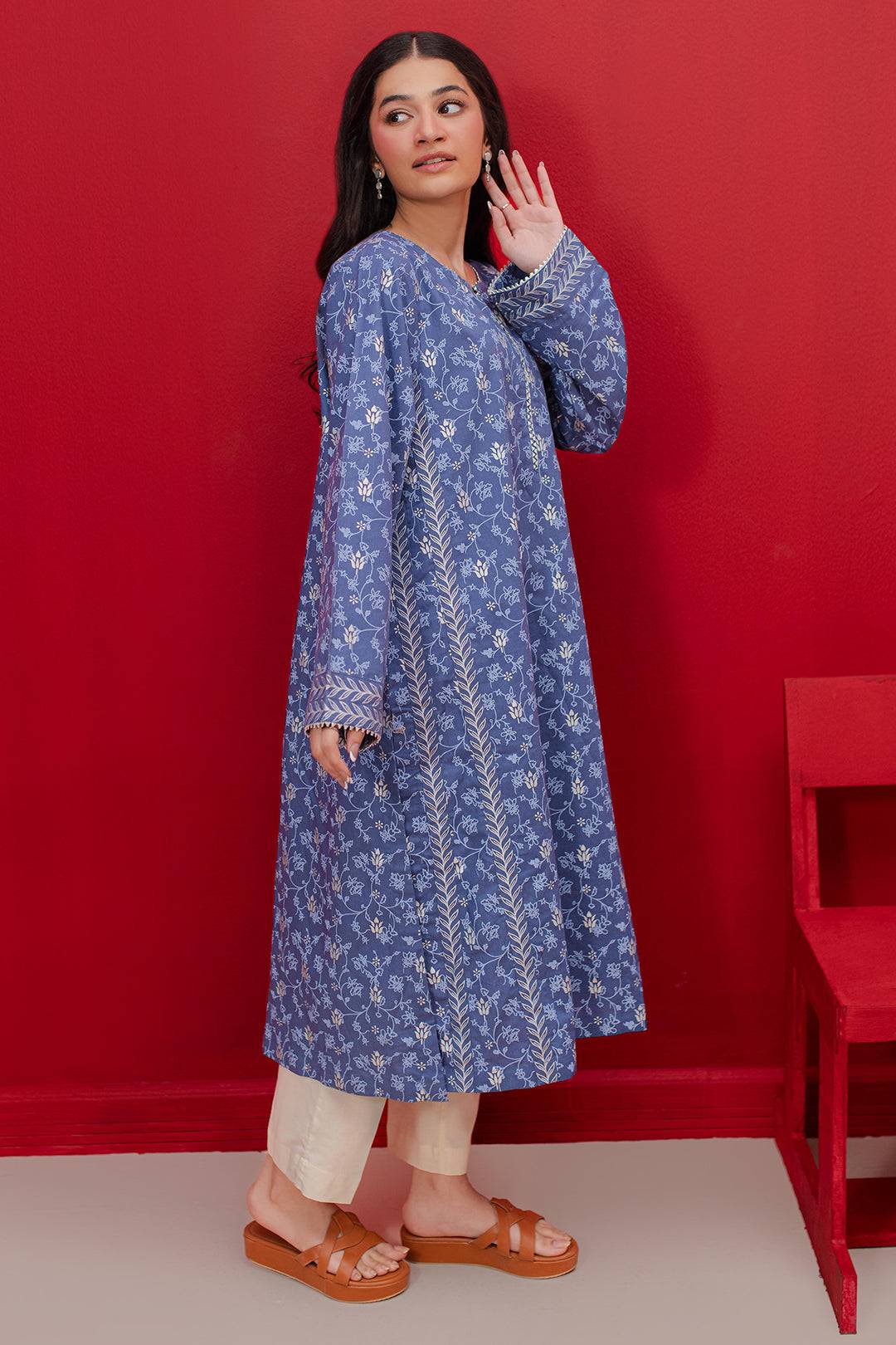 Zellbury | Winter Pret | Kurta - 2969 by Maria Faisal - Registered Vendor of : Zellbury Women - type : Essential Pret - 100% original wedding dresses