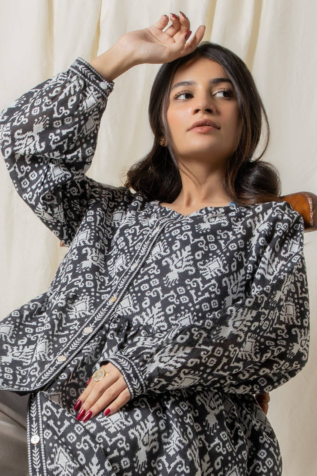 Zellbury | Winter Pret | Kurta - 2972 by Maria Faisal - Registered Vendor of : Zellbury Women - type : Essential Pret - 100% original wedding dresses