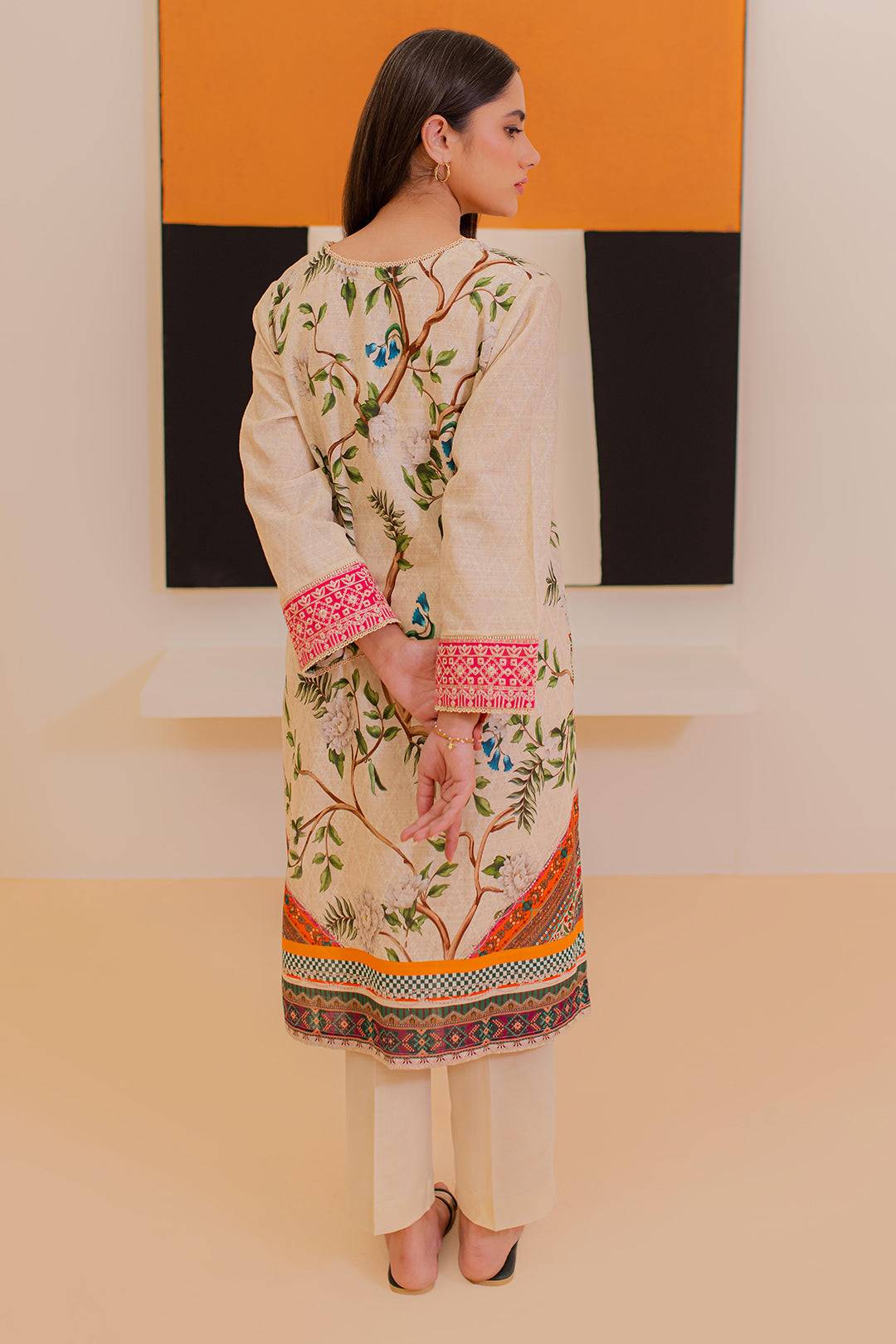 Zellbury | Winter Pret | Embroidered Kurta - 3052 by Maria Faisal - Registered Vendor of : Zellbury Women - type : Essential Pret - 100% original wedding dresses