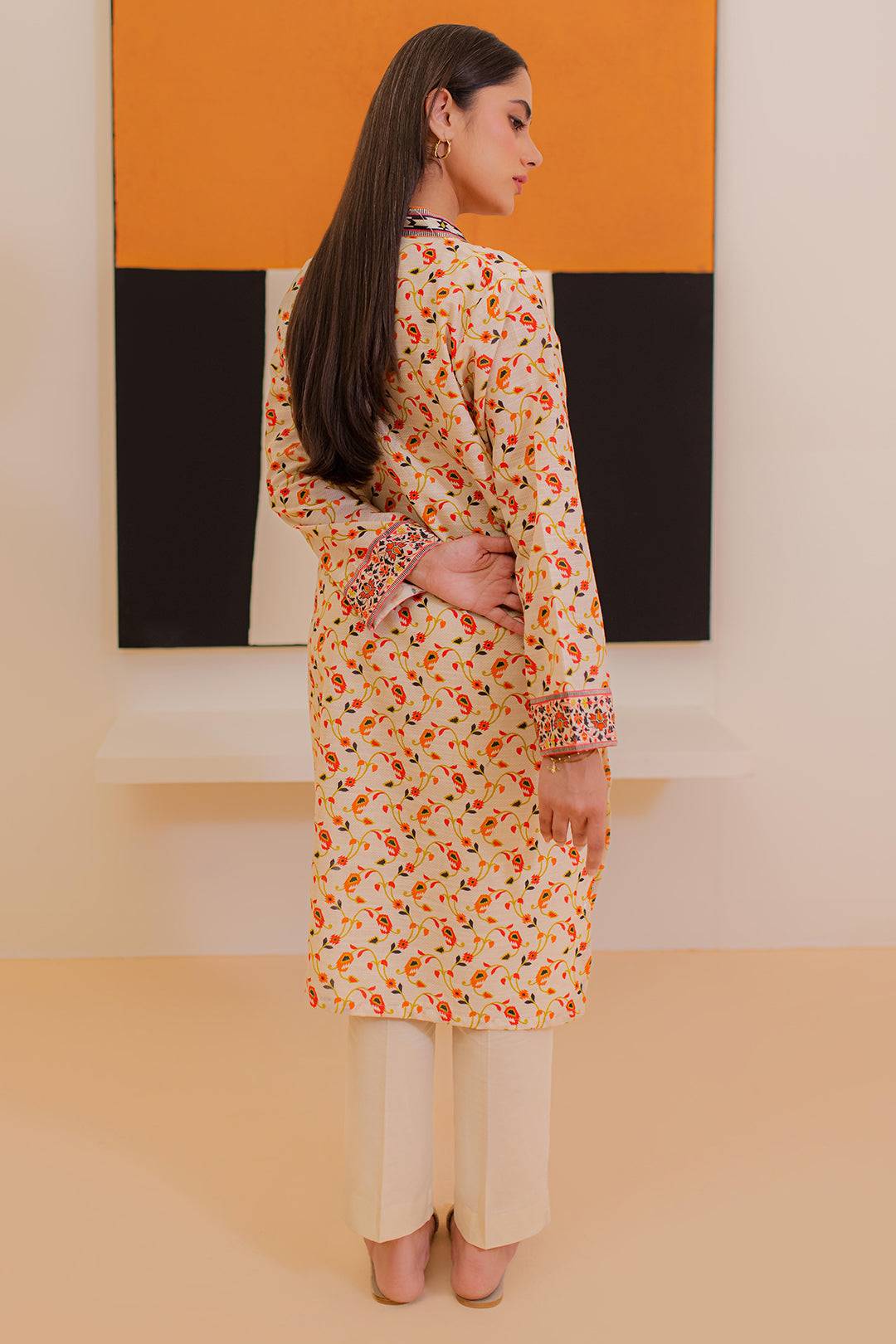 Zellbury | Winter Pret | Kurta - 3078 by Maria Faisal - Registered Vendor of : Zellbury Women - type : Essential Pret - 100% original wedding dresses