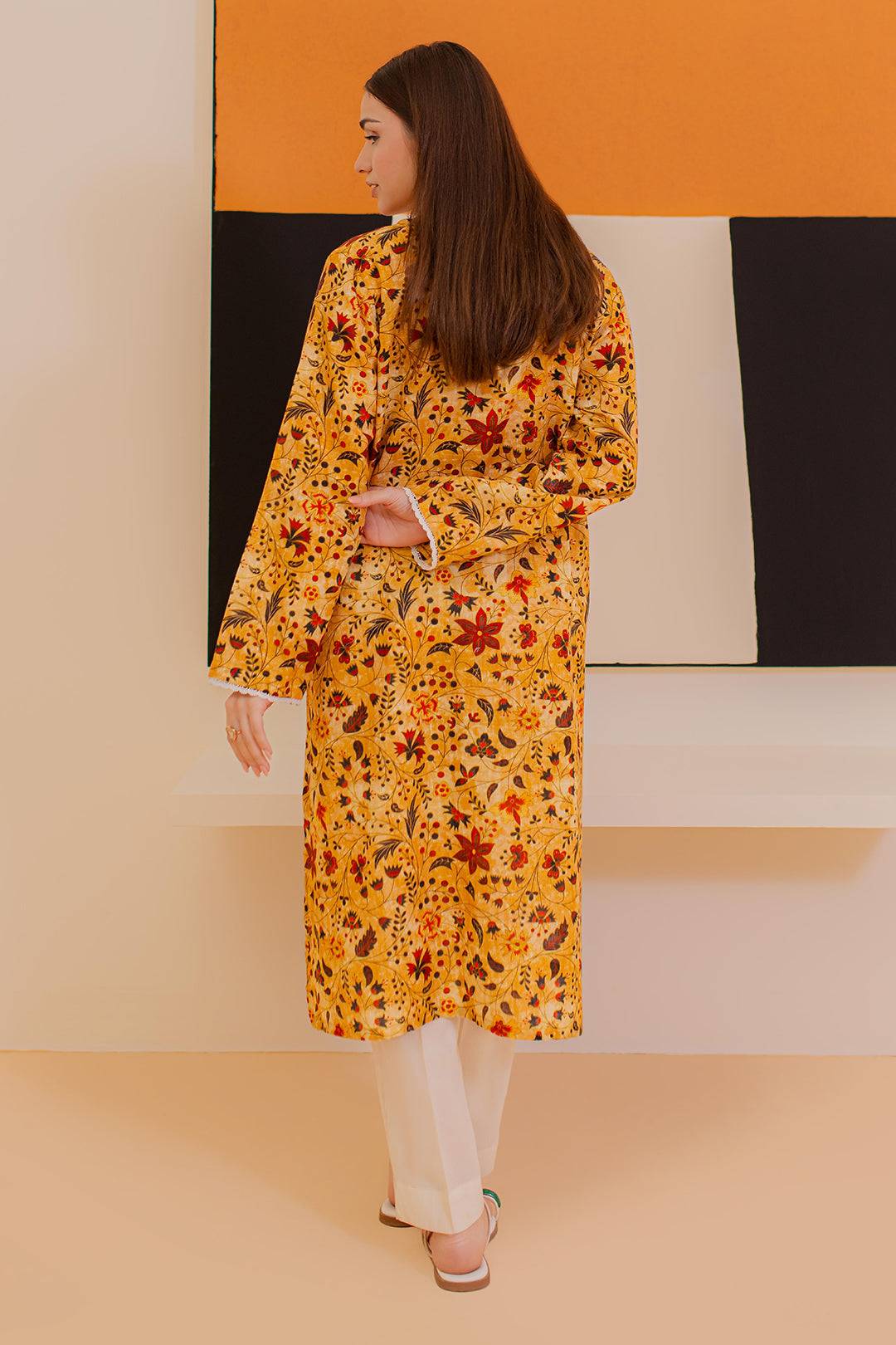 Zellbury | Winter Pret | Kurta - 3079 by Maria Faisal - Registered Vendor of : Zellbury Women - type : Essential Pret - 100% original wedding dresses