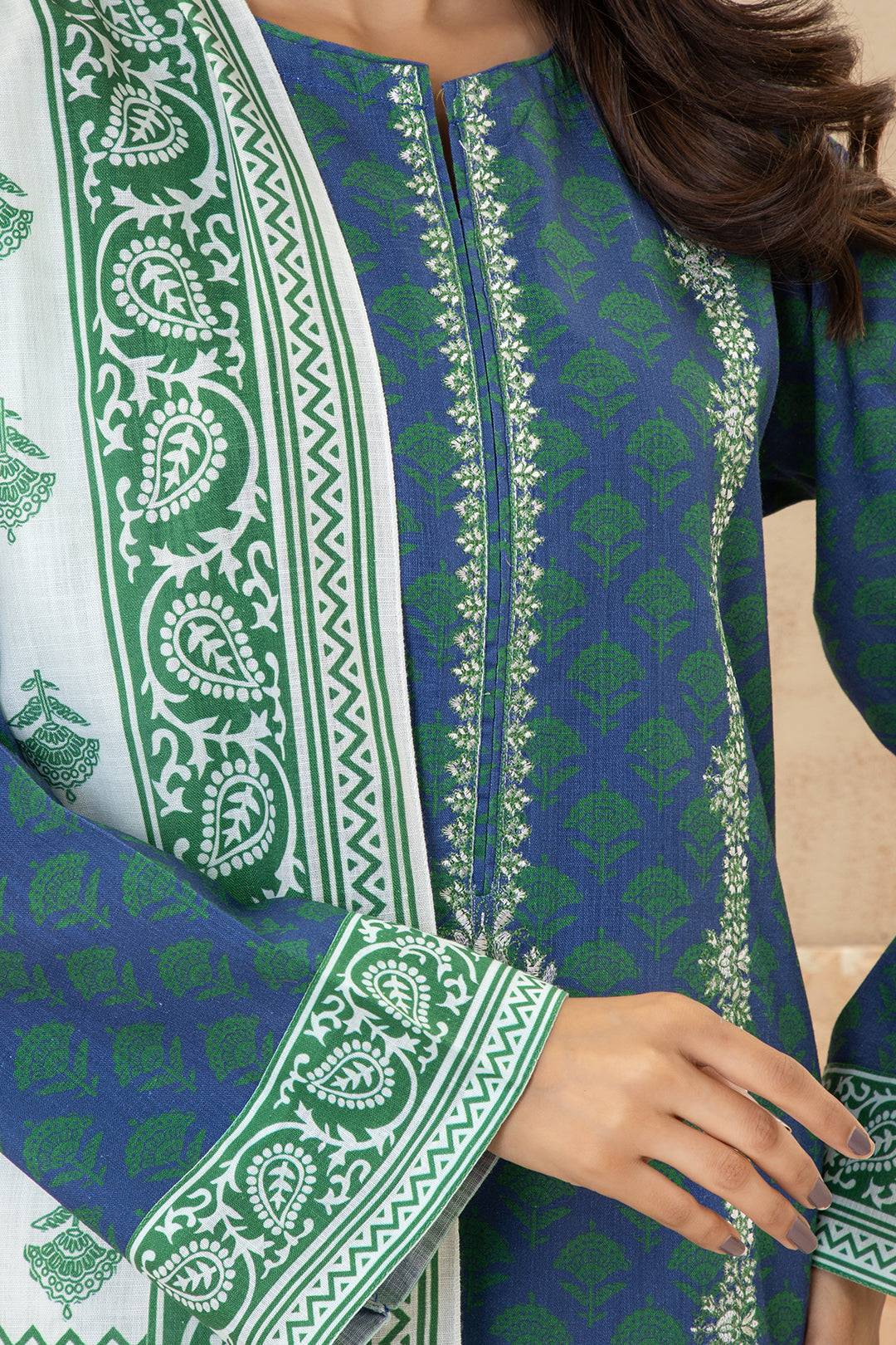 Zellbury | Winter Pret | Embroidered Kurta Dupatta - 2935 by Maria Faisal - Registered Vendor of : Zellbury Women - type : Essential Pret - 100% original wedding dresses