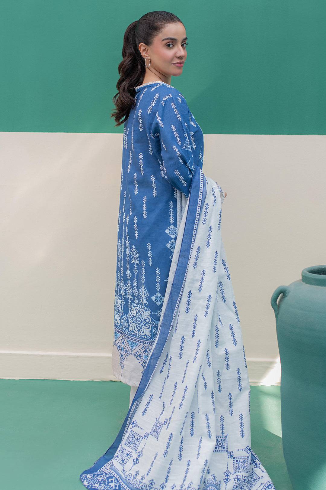 Zellbury | Winter Pret | Kurta Dupatta - 2980 by Maria Faisal - Registered Vendor of : Zellbury Women - type : Essential Pret - 100% original wedding dresses