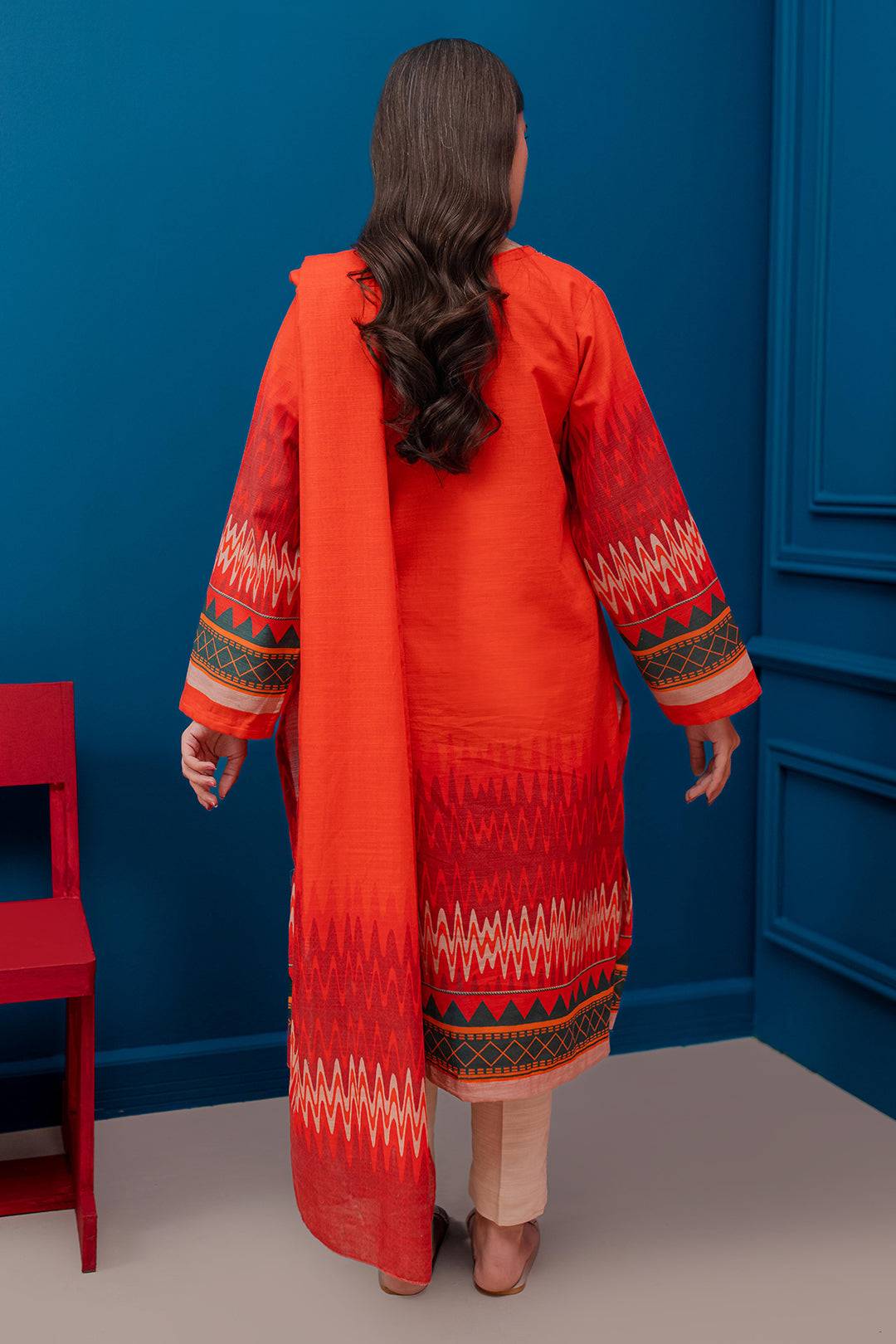 Zellbury | Winter Pret | Kurta Dupatta - 3053 by Maria Faisal - Registered Vendor of : Zellbury Women - type : Essential Pret - 100% original wedding dresses