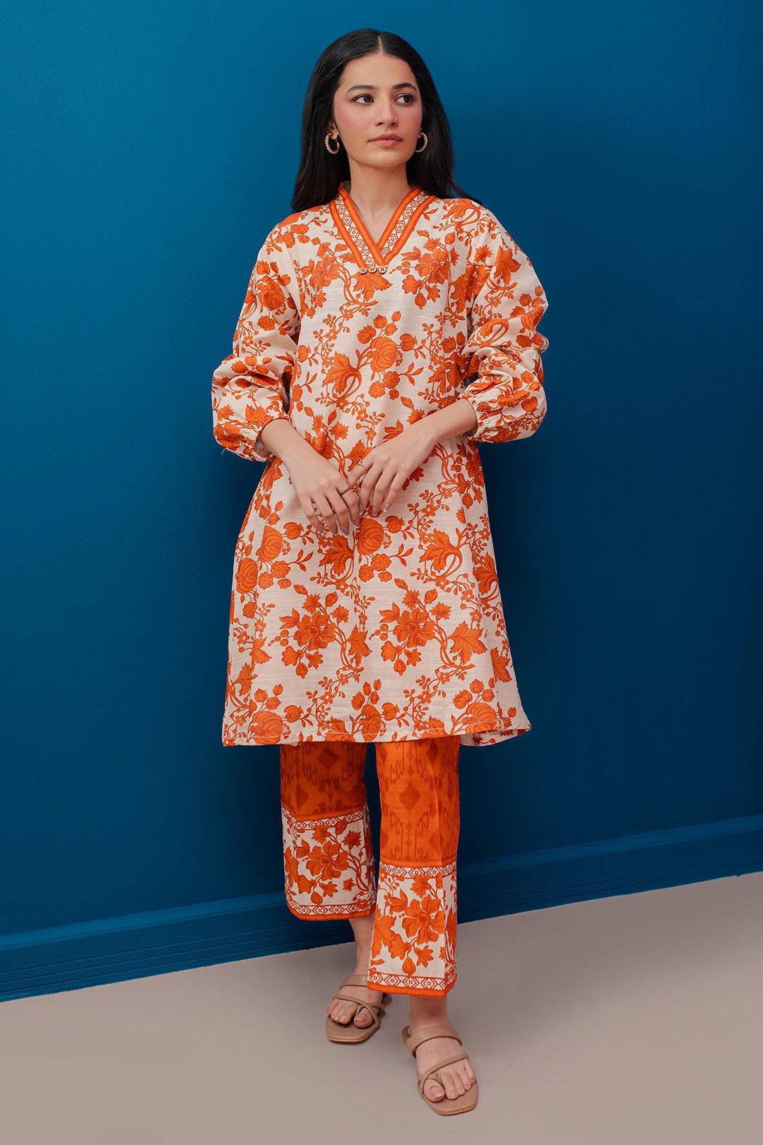 Zellbury | Winter Pret | Kurta Trouser - 3059 by Maria Faisal - Registered Vendor of : Zellbury Women - type : Essential Pret - 100% original wedding dresses