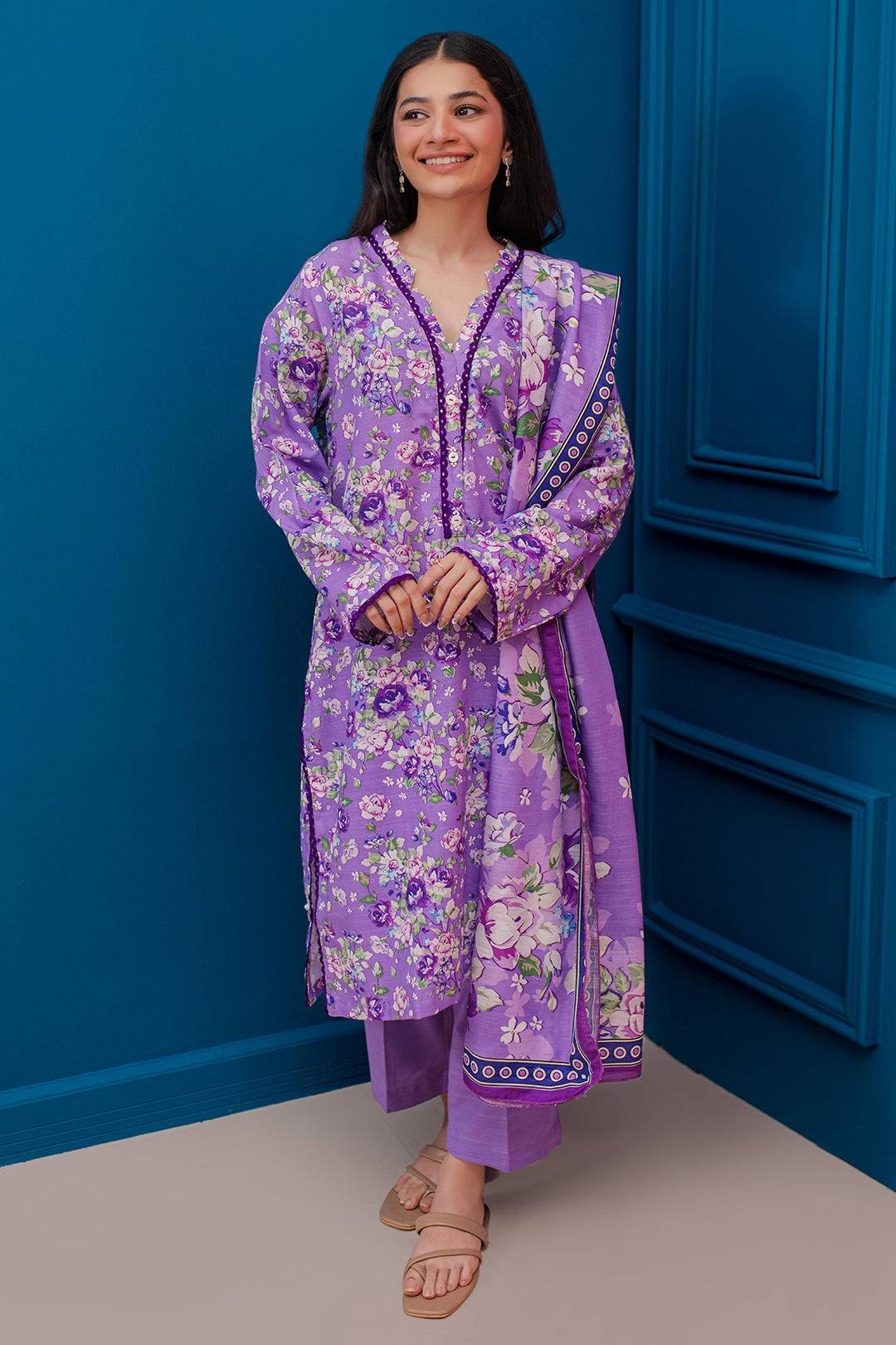 Zellbury | Winter Pret | Kurta Dupatta Trouser - 2948 by Maria Faisal - Registered Vendor of : Zellbury Women - type : Essential Pret - 100% original wedding dresses