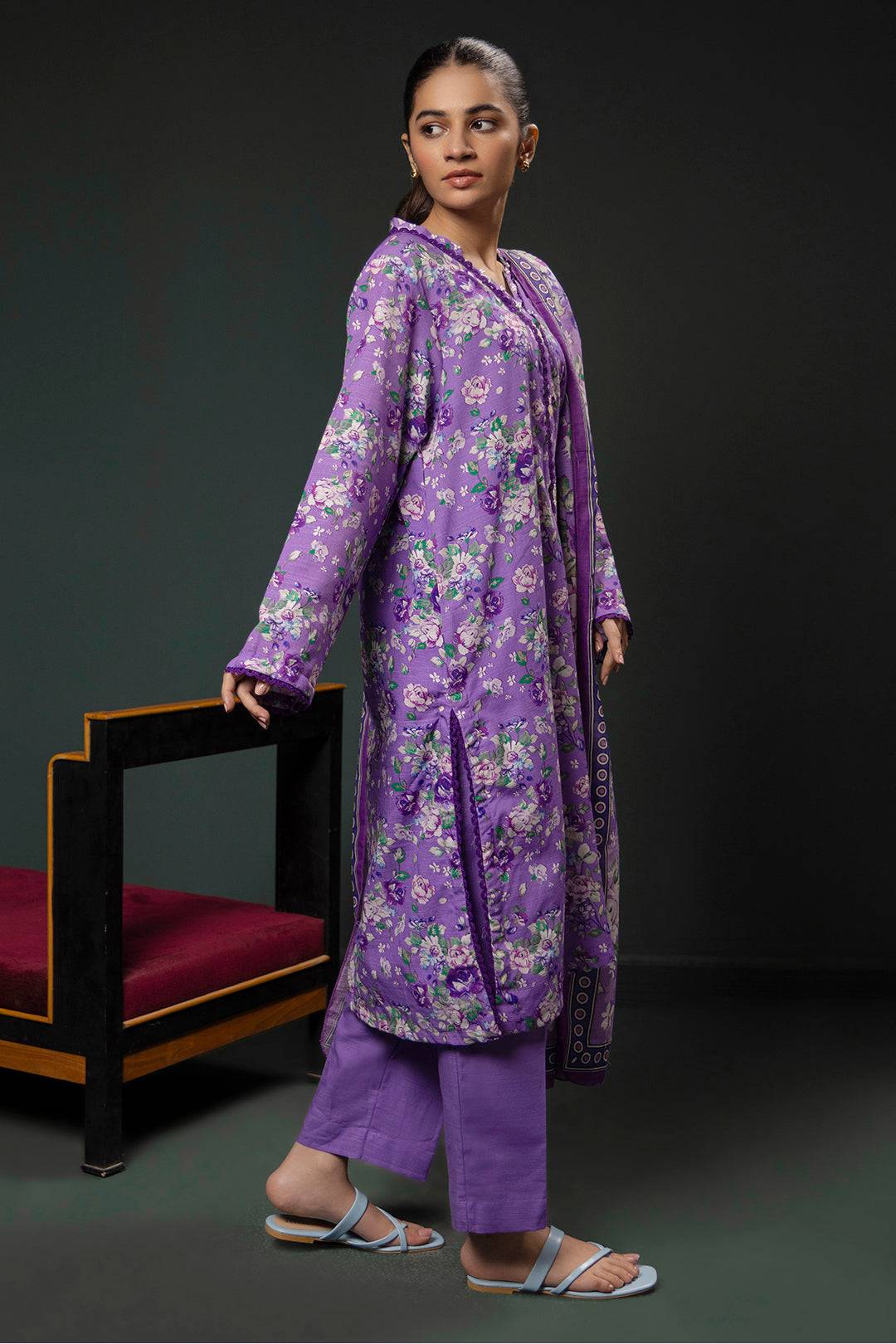 Zellbury | Winter Pret | Kurta Dupatta Trouser - 2948 by Maria Faisal - Registered Vendor of : Zellbury Women - type : Essential Pret - 100% original wedding dresses