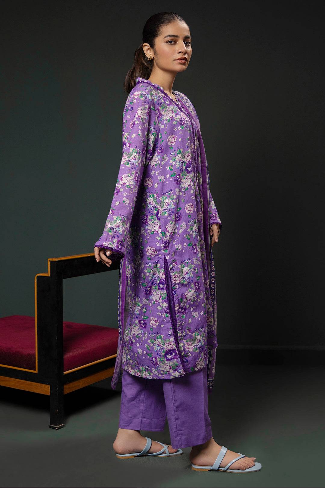 Zellbury | Winter Pret | Kurta Dupatta Trouser - 2948 by Maria Faisal - Registered Vendor of : Zellbury Women - type : Essential Pret - 100% original wedding dresses