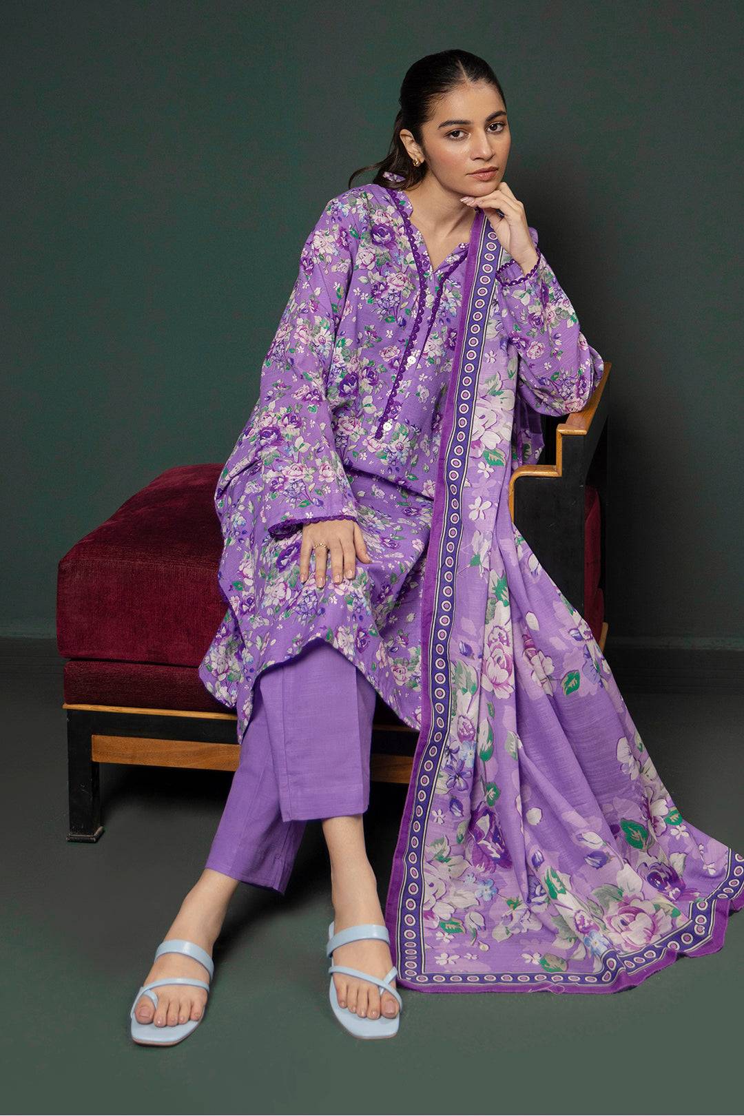 Zellbury | Winter Pret | Kurta Dupatta Trouser - 2948 by Maria Faisal - Registered Vendor of : Zellbury Women - type : Essential Pret - 100% original wedding dresses