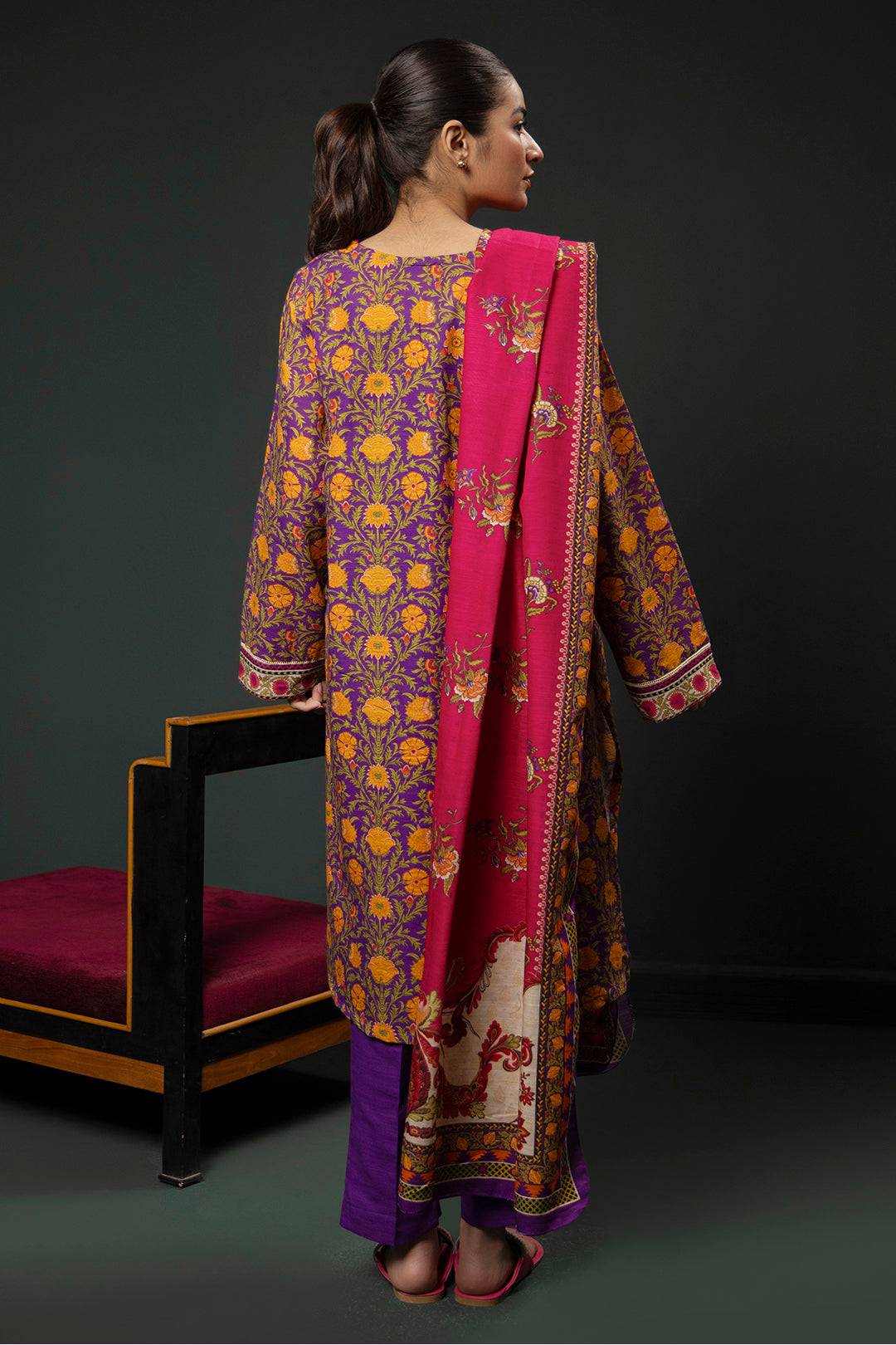Zellbury | Winter Pret | Kurta Dupatta Trouser - 3006 by Maria Faisal - Registered Vendor of : Zellbury Women - type : Essential Pret - 100% original wedding dresses