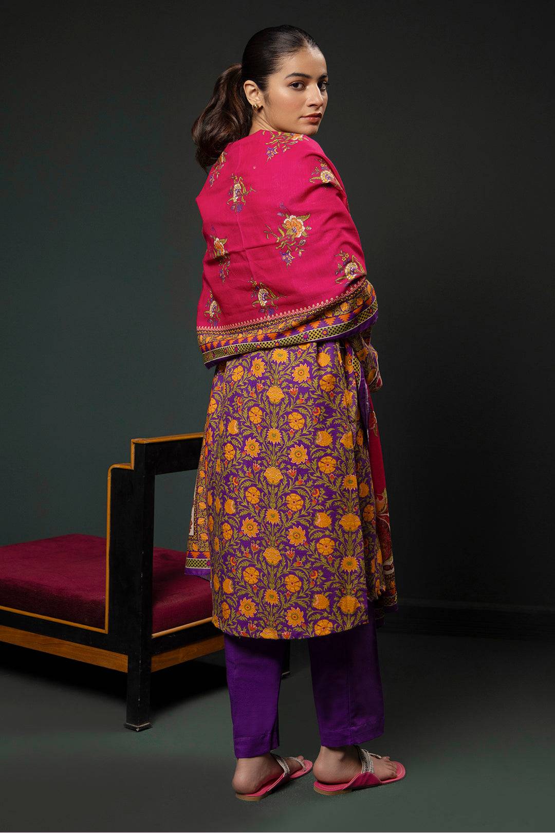 Zellbury | Winter Pret | Kurta Dupatta Trouser - 3006 by Maria Faisal - Registered Vendor of : Zellbury Women - type : Essential Pret - 100% original wedding dresses