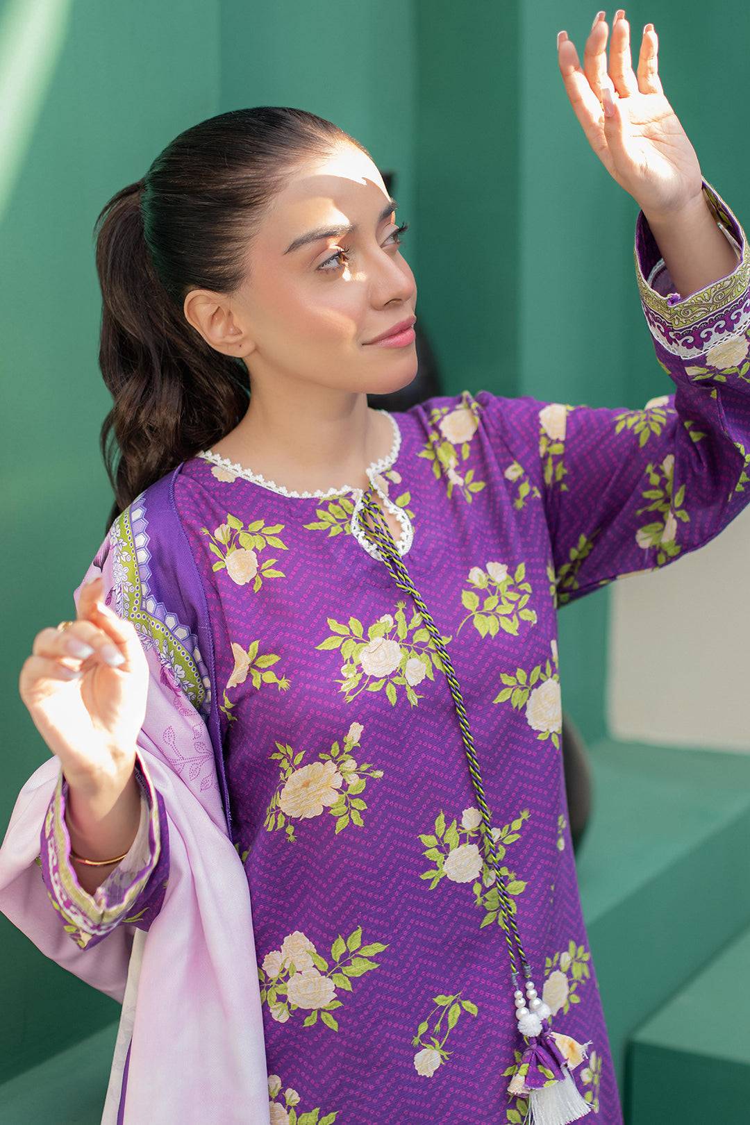Zellbury | Winter Pret | Kurta Shawl Trouser - 3010 by Maria Faisal - Registered Vendor of : Zellbury Women - type : Essential Pret - 100% original wedding dresses