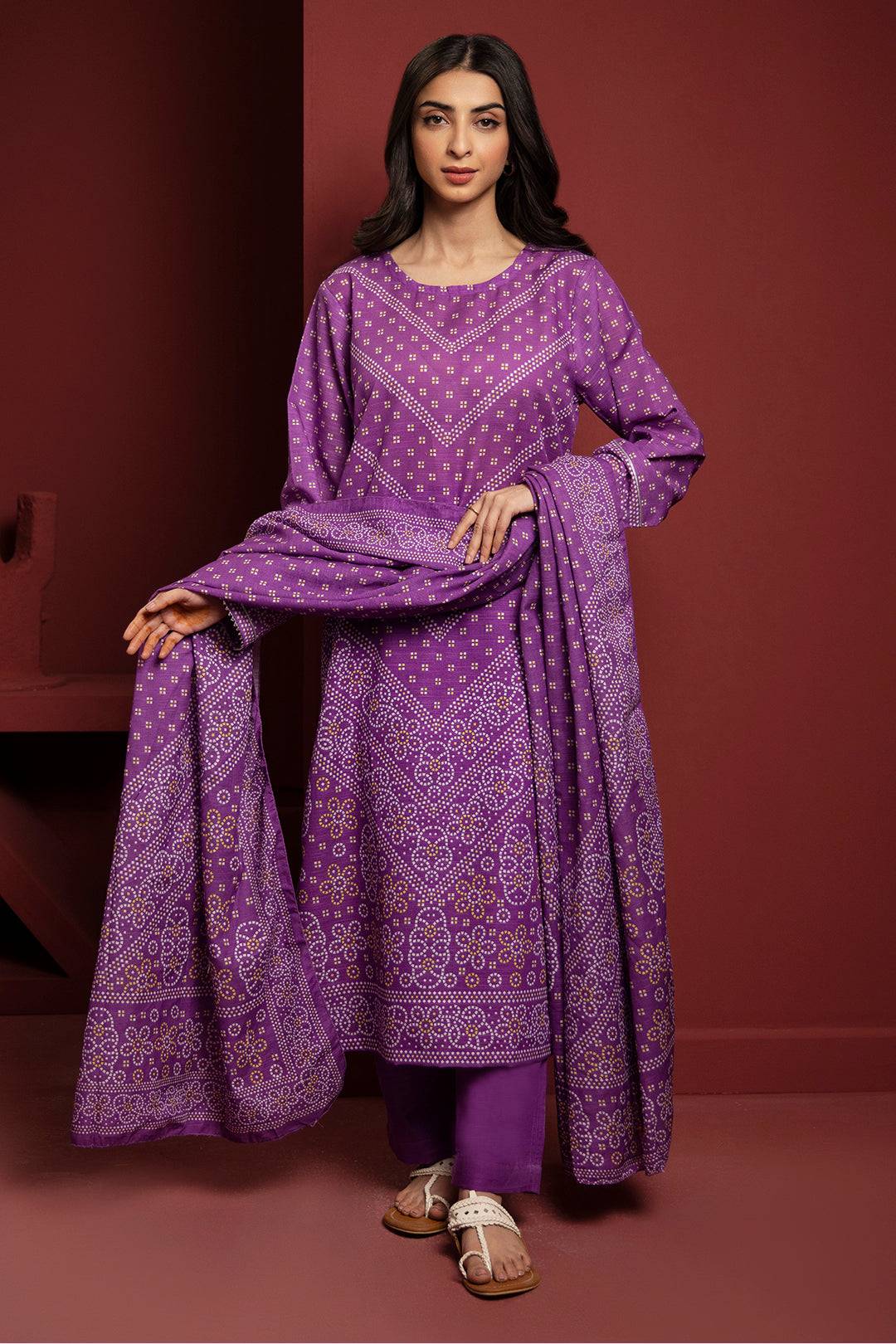 Zellbury | Winter Pret | Kurta Dupatta Trouser - 3072 by Maria Faisal - Registered Vendor of : Zellbury Women - type : Essential Pret - 100% original wedding dresses