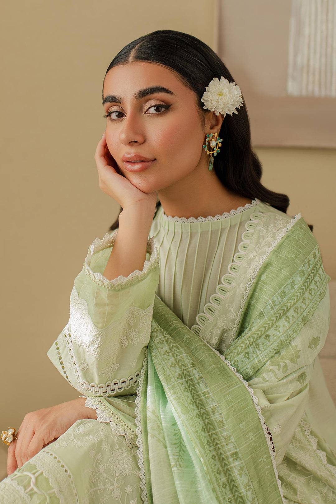 Zellbury | Unstitched 3 Piece Chikankari | Embroidered Shirt Shalwar Dupatta - 0706 by Maria Faisal - Registered Vendor of : Zellbury Women - type : Signature Unstitched - 100% original wedding dresses