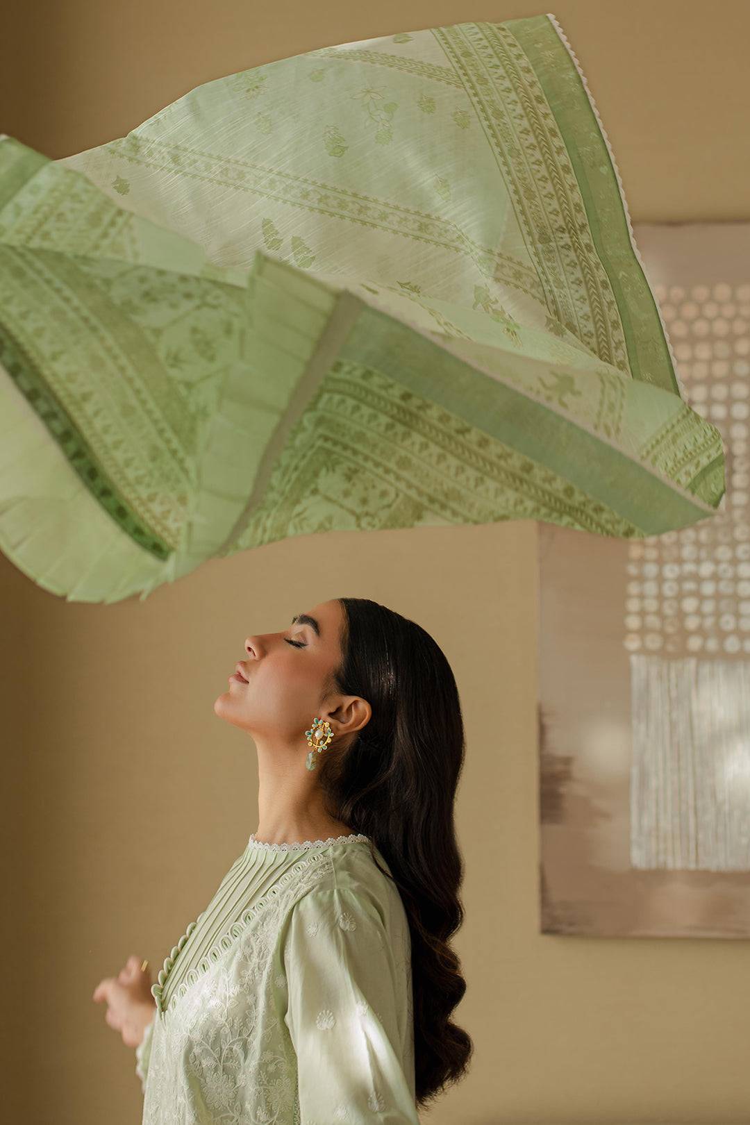 Zellbury | Unstitched 3 Piece Chikankari | Embroidered Shirt Shalwar Dupatta - 0706 by Maria Faisal - Registered Vendor of : Zellbury Women - type : Signature Unstitched - 100% original wedding dresses