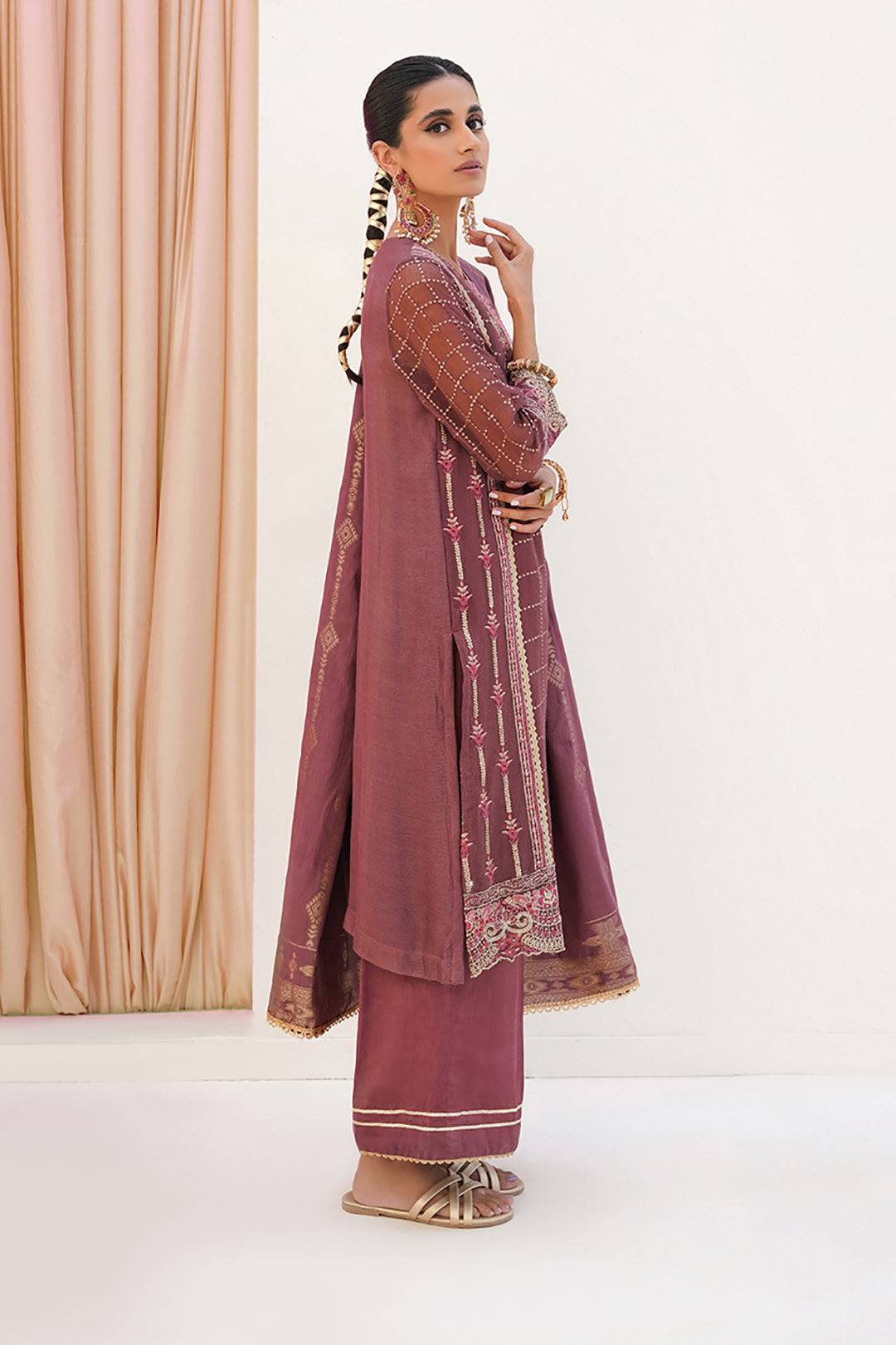 Zellbury | Unstitched 3 Piece Khaddi | Embroidered Shirt Shalwar Dupatta - 0356 by Maria Faisal - Registered Vendor of : Zellbury Women - type : Luxury Unstitch - 100% original wedding dresses
