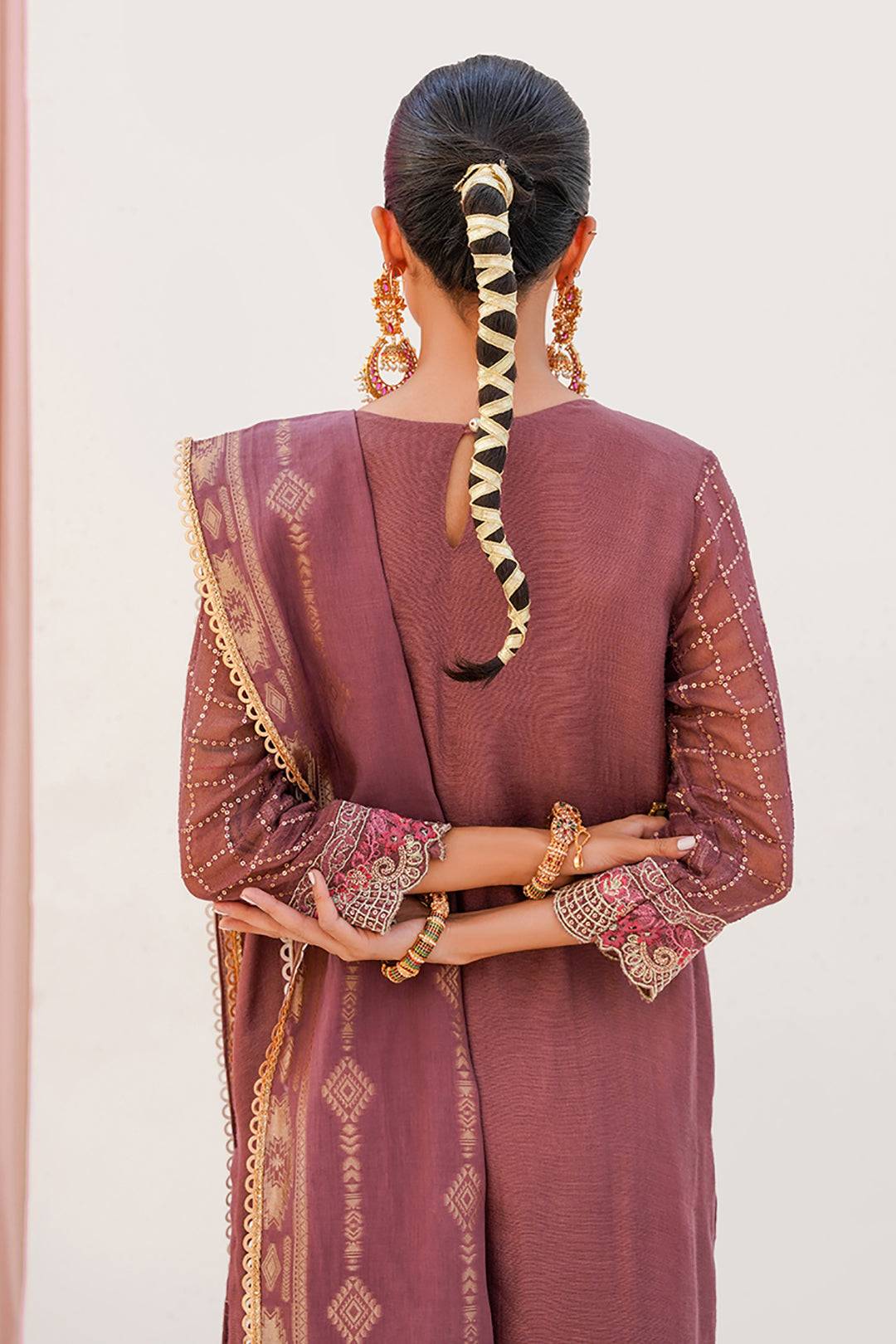 Zellbury | Unstitched 3 Piece Khaddi | Embroidered Shirt Shalwar Dupatta - 0356 by Maria Faisal - Registered Vendor of : Zellbury Women - type : Luxury Unstitch - 100% original wedding dresses