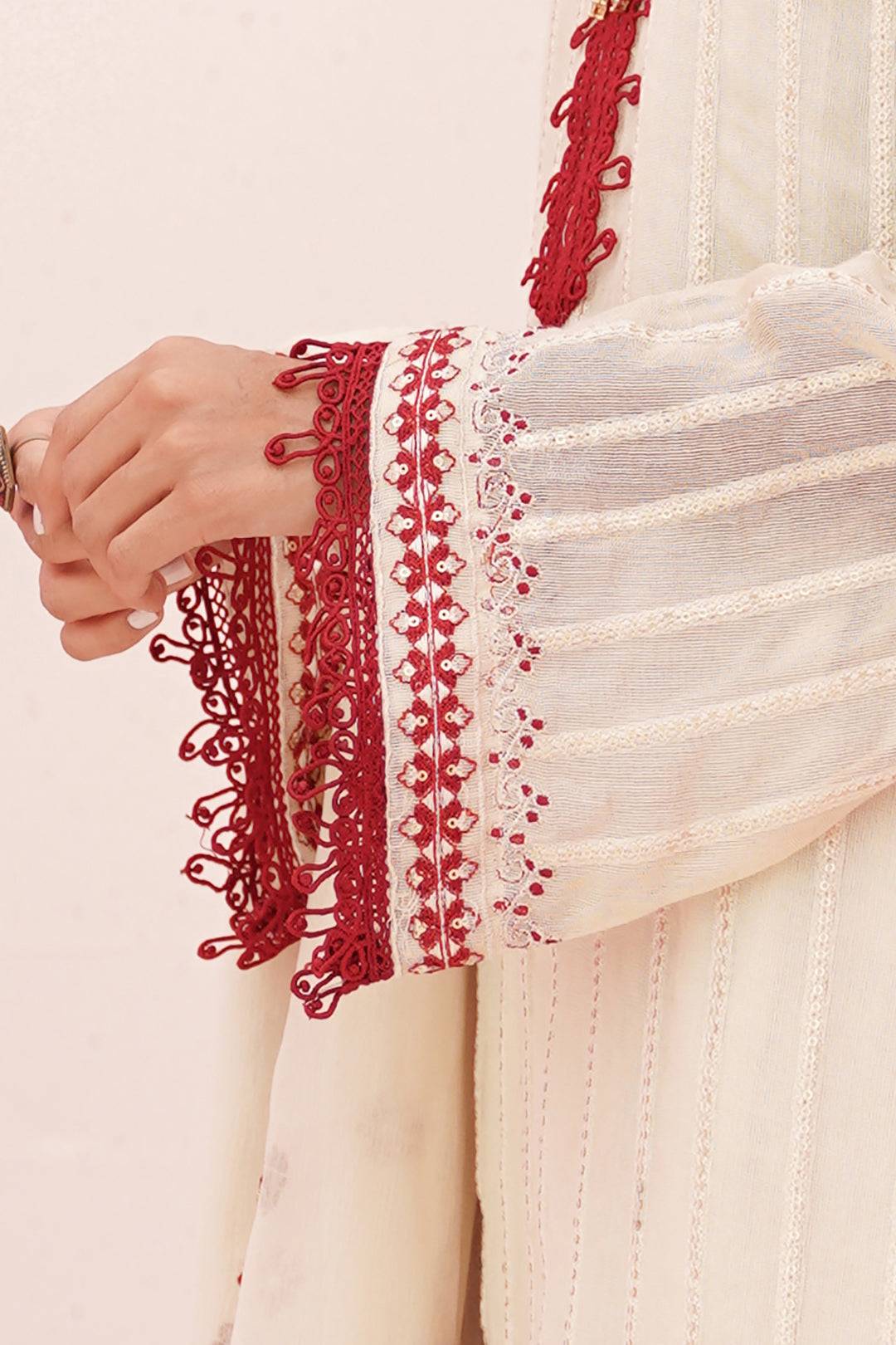 Zellbury | Unstitched 3 Piece Khaddi | Embroidered Shirt Shalwar Dupatta - 0363 by Maria Faisal - Registered Vendor of : Zellbury Women - type : Luxury Unstitch - 100% original wedding dresses