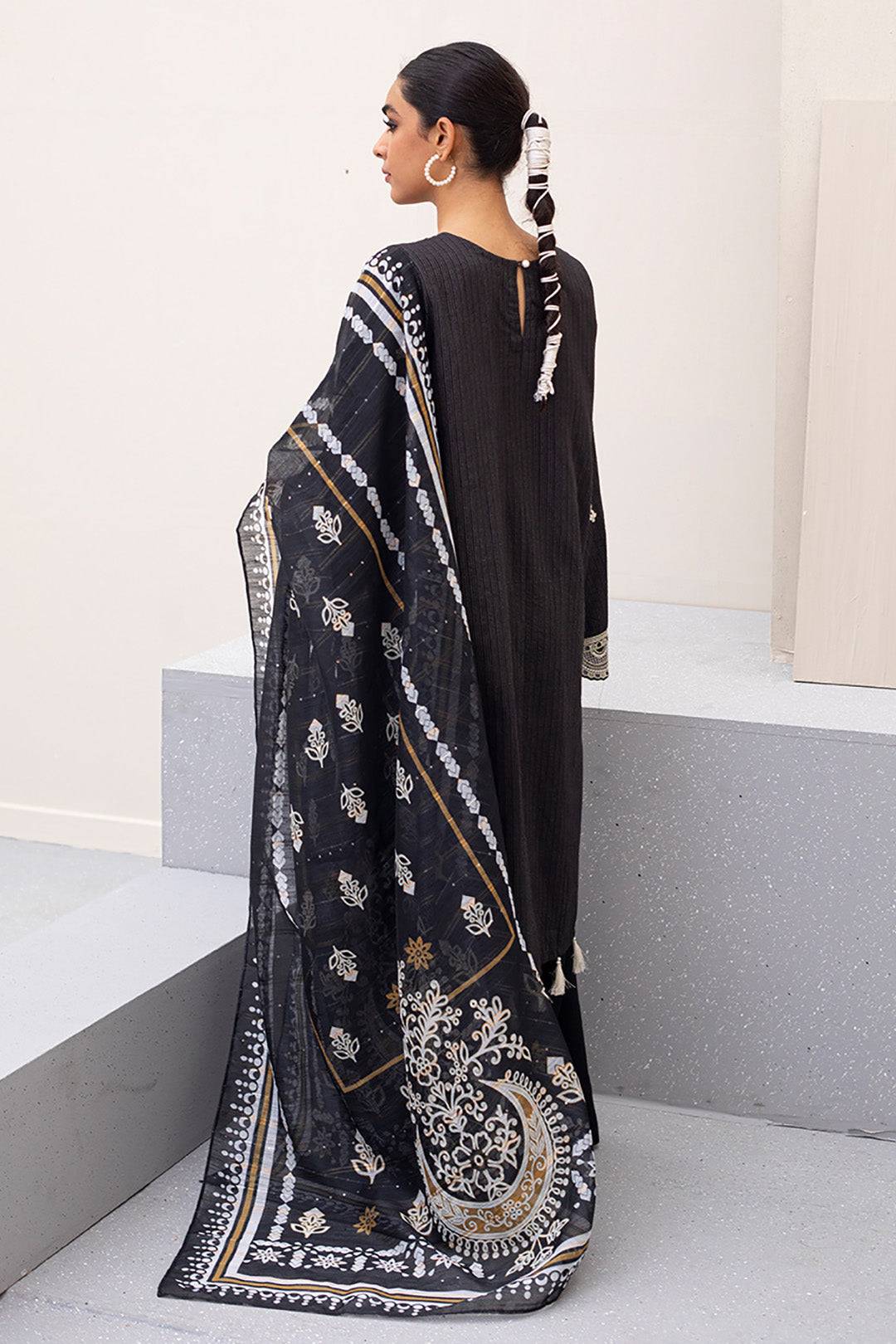 Zellbury | Unstitched 3 Piece Lawn | Embroidered Shirt Shalwar Dupatta - 0190 by Maria Faisal - Registered Vendor of : Zellbury Women - type : Signature Unstitched - 100% original wedding dresses