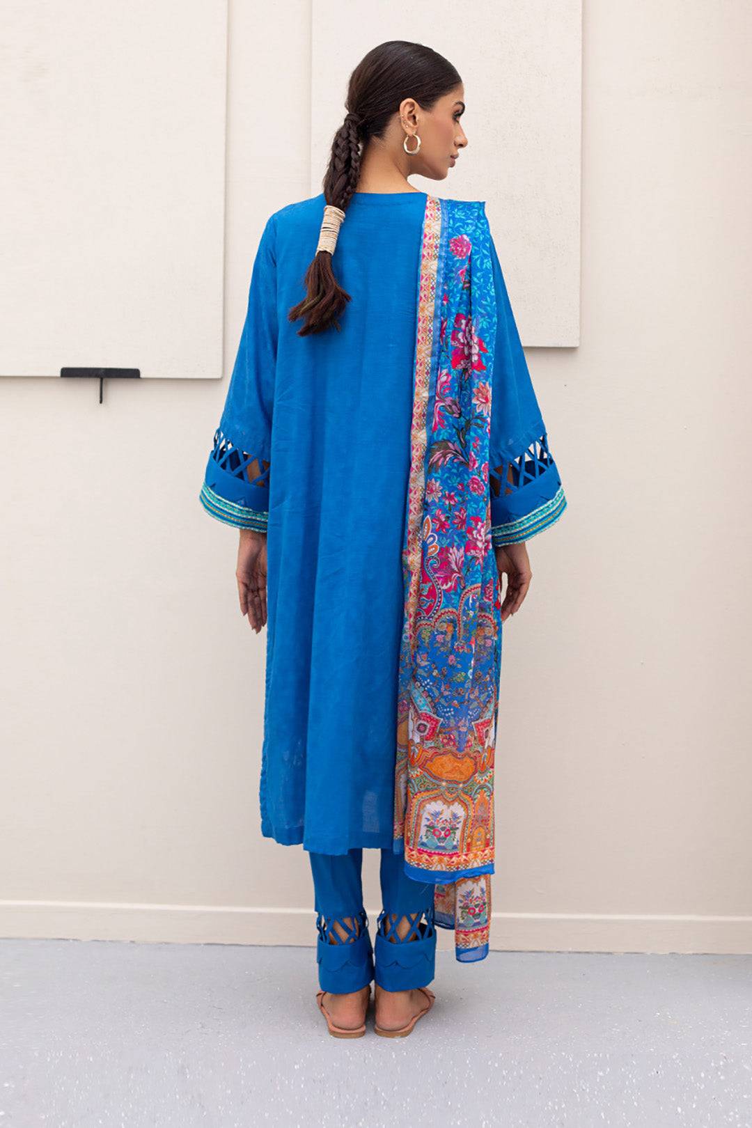 Zellbury | Unstitched 3 Piece Jacquard | Embroidered Shirt Shalwar Dupatta - 0435 by Maria Faisal - Registered Vendor of : Zellbury Women - type : Signature Unstitched - 100% original wedding dresses