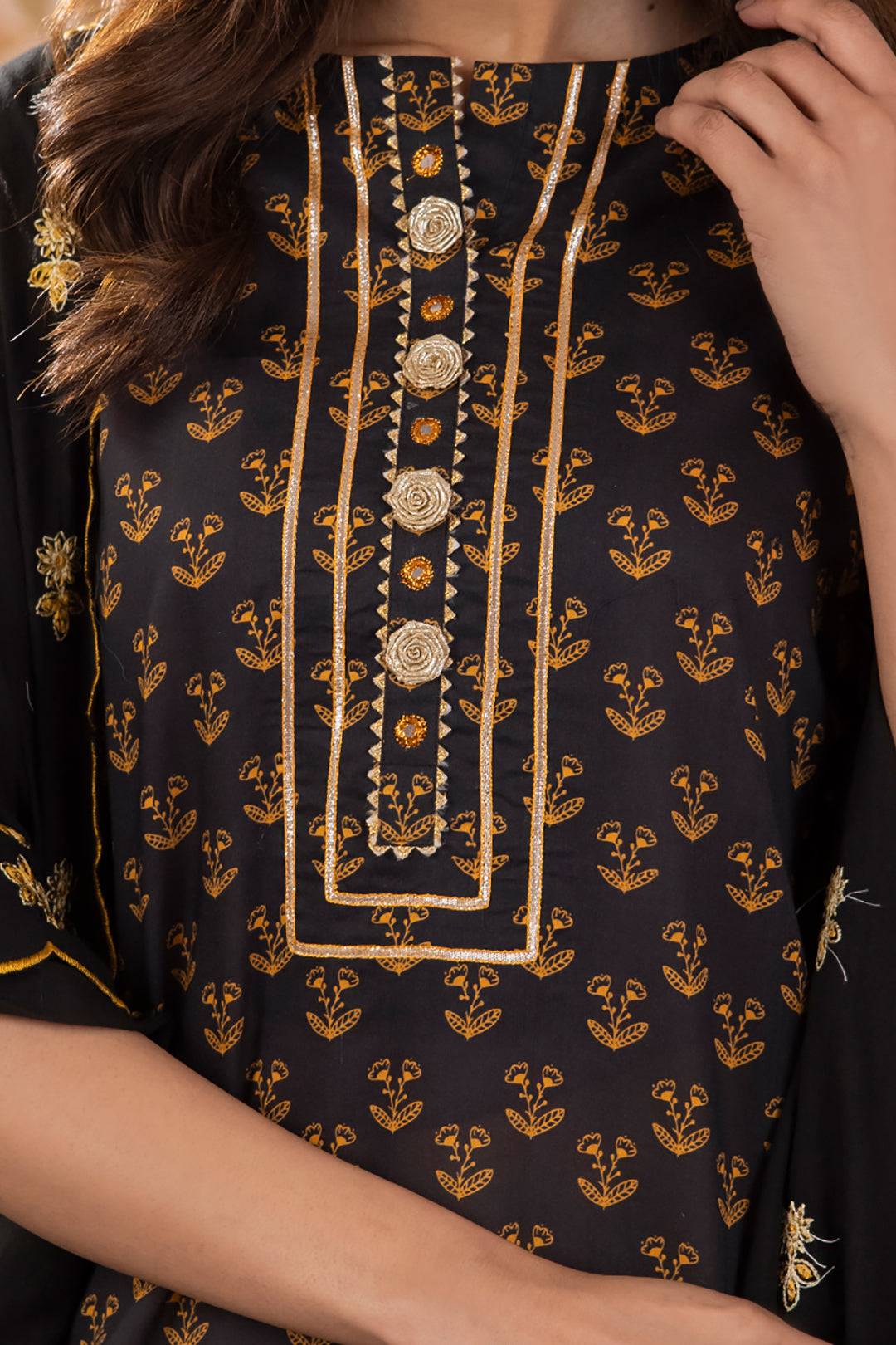 Zellbury | Unstitched 3 Piece Lawn | Embroidered Shirt Shalwar Dupatta - 1107 by Maria Faisal - Registered Vendor of : Zellbury Women - type : Essential Unstitched - 100% original wedding dresses